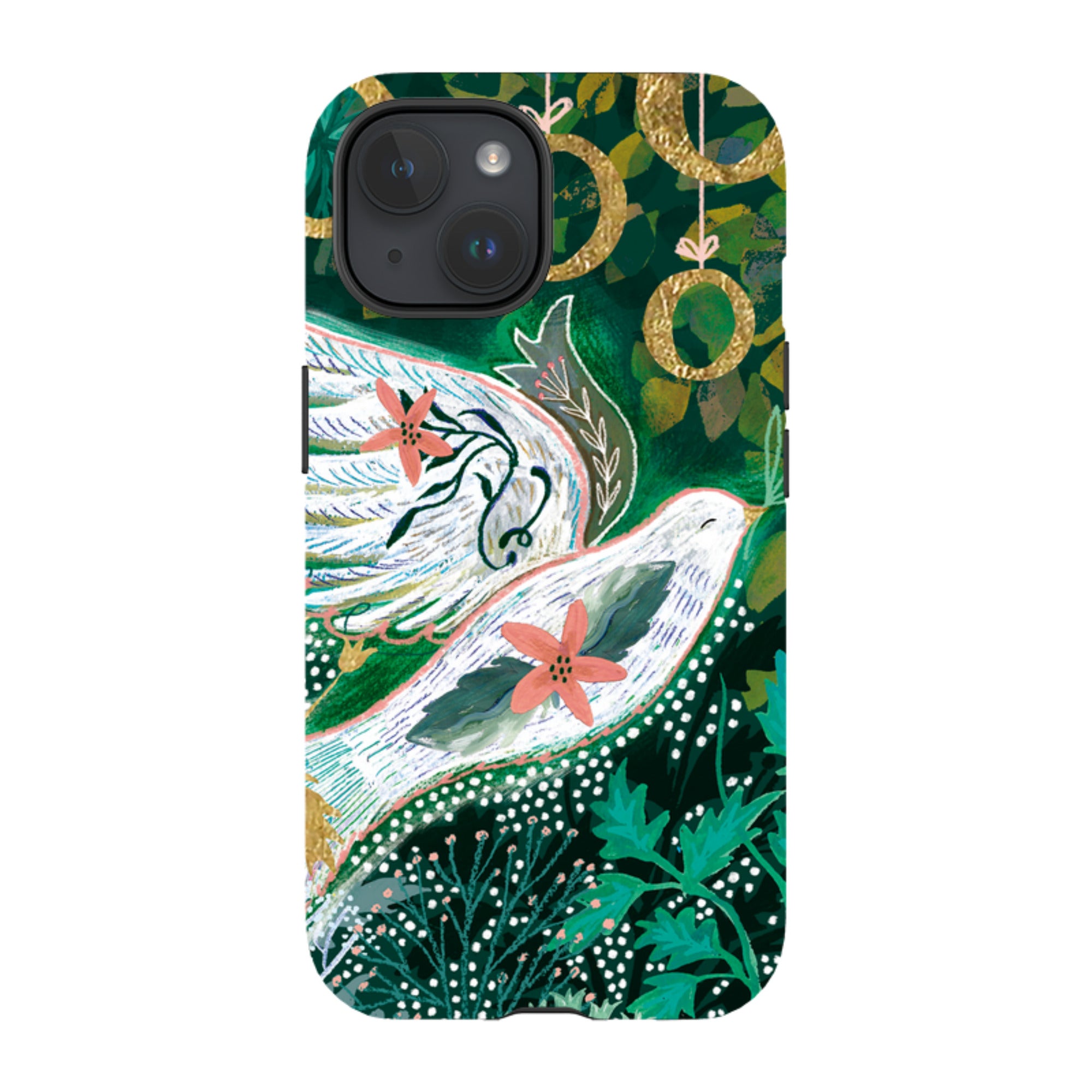 iPhone Tough Case - Gold Rings By Emma Frances Grant