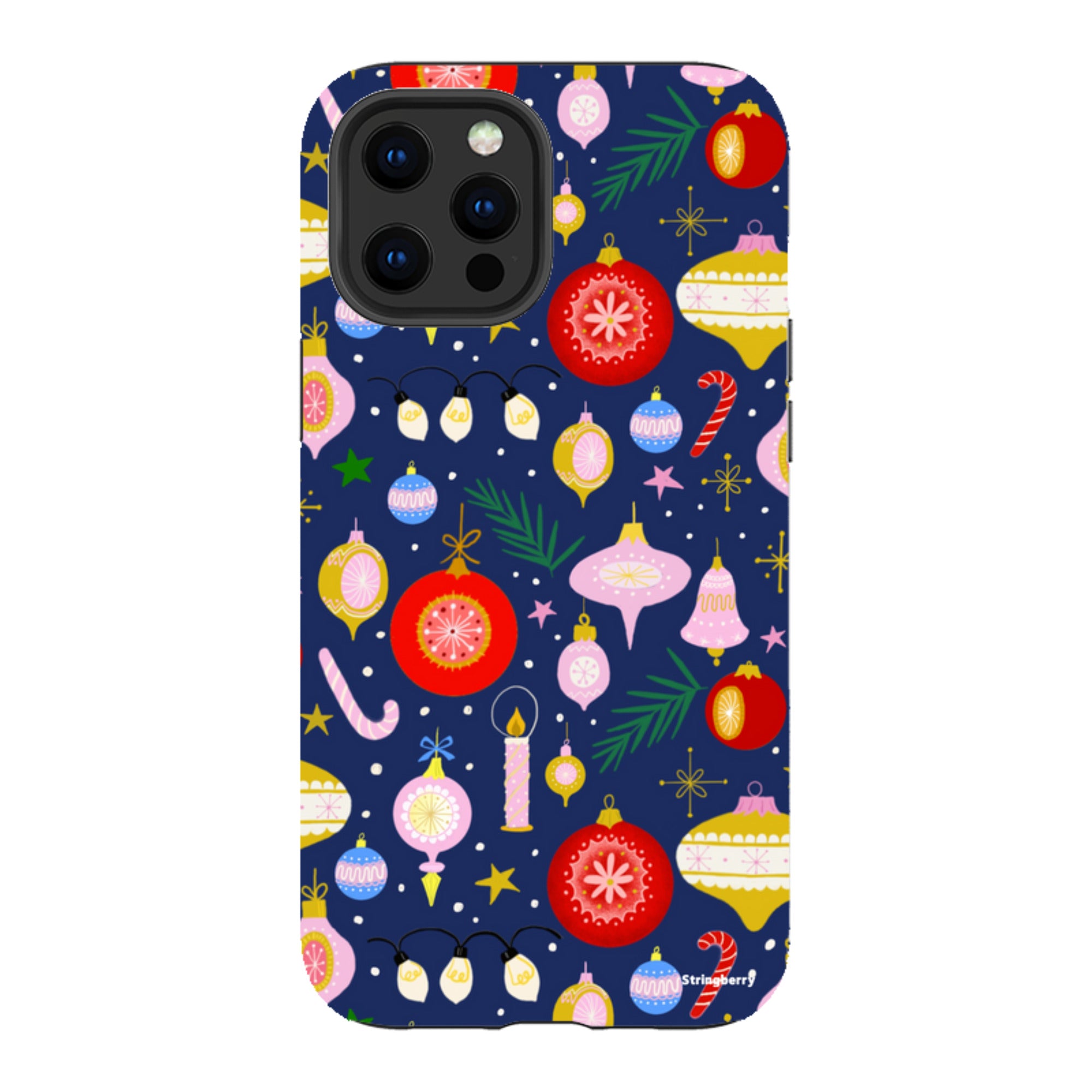iPhone Tough Case - Xmas Pattern II By Bex Parkin