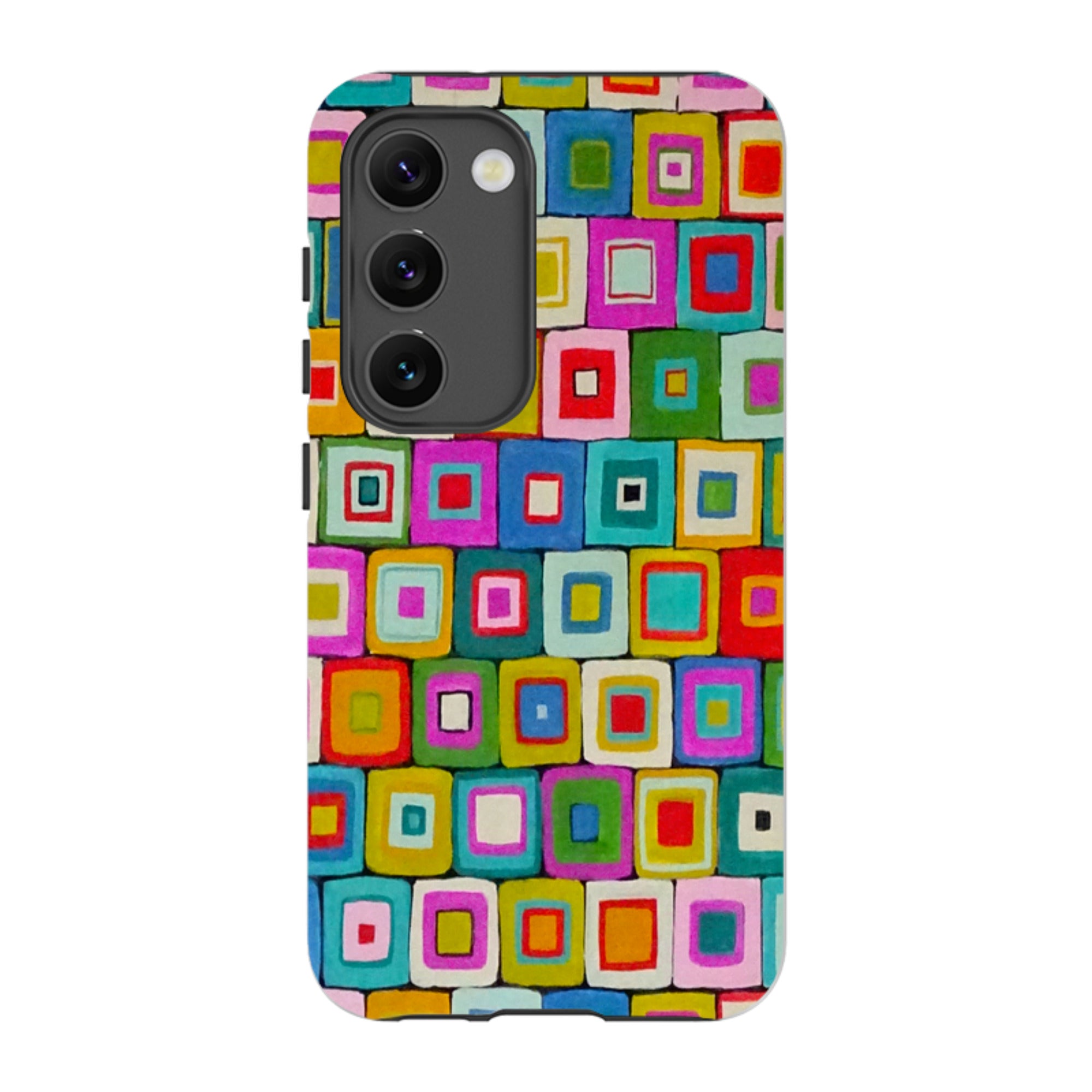 Samsung Tough Case - Atelier Blanket Squares Bright By Sarah Campbell