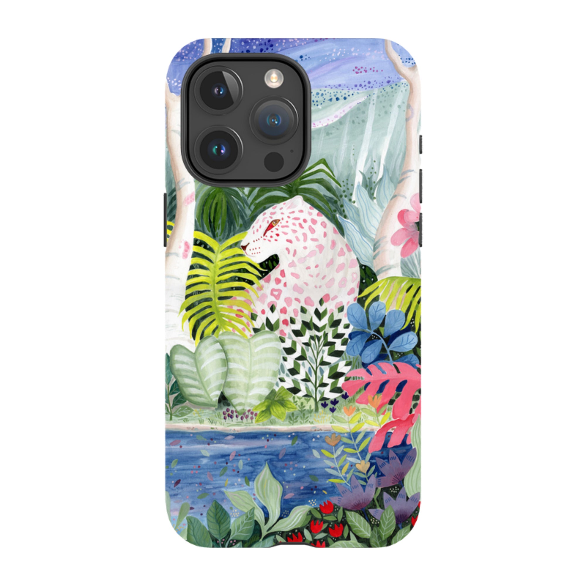 iPhone Tough Case - Cosmic Leopard By Bex Parkin