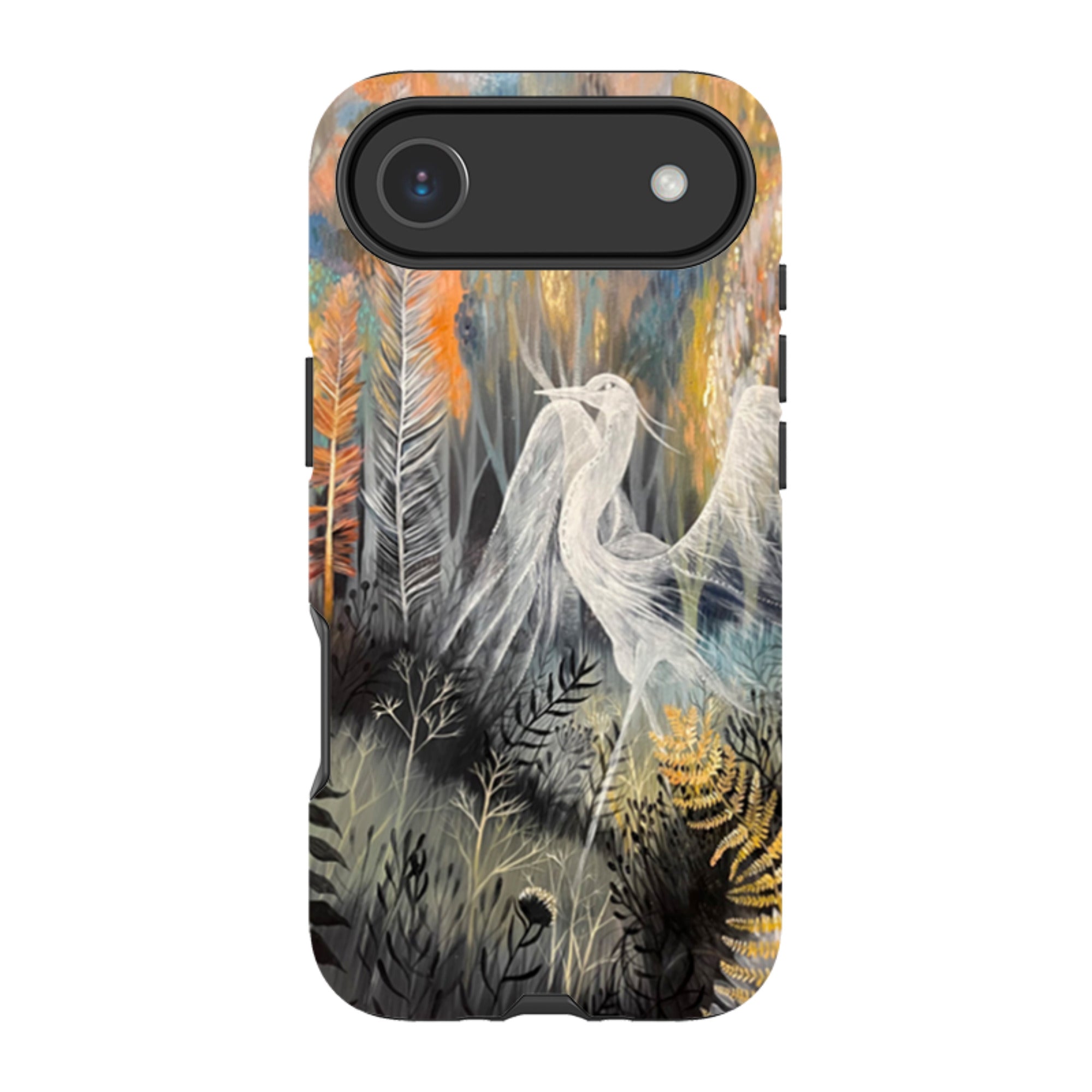 iPhone MagSafe Tough Case -  Ghost Heron By Mia Underwood