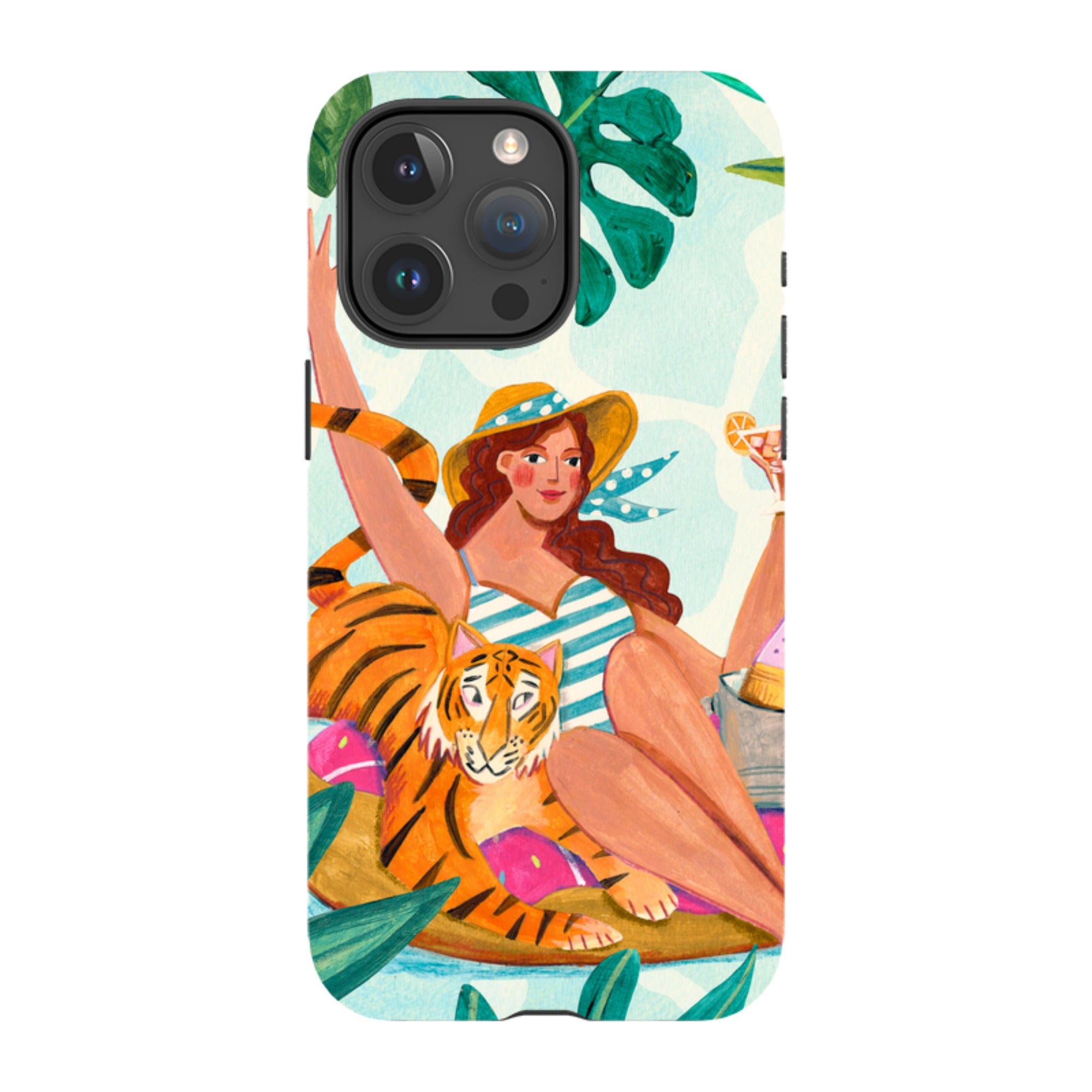 iPhone Tough Case - Pool By Caroline Bonne Muller