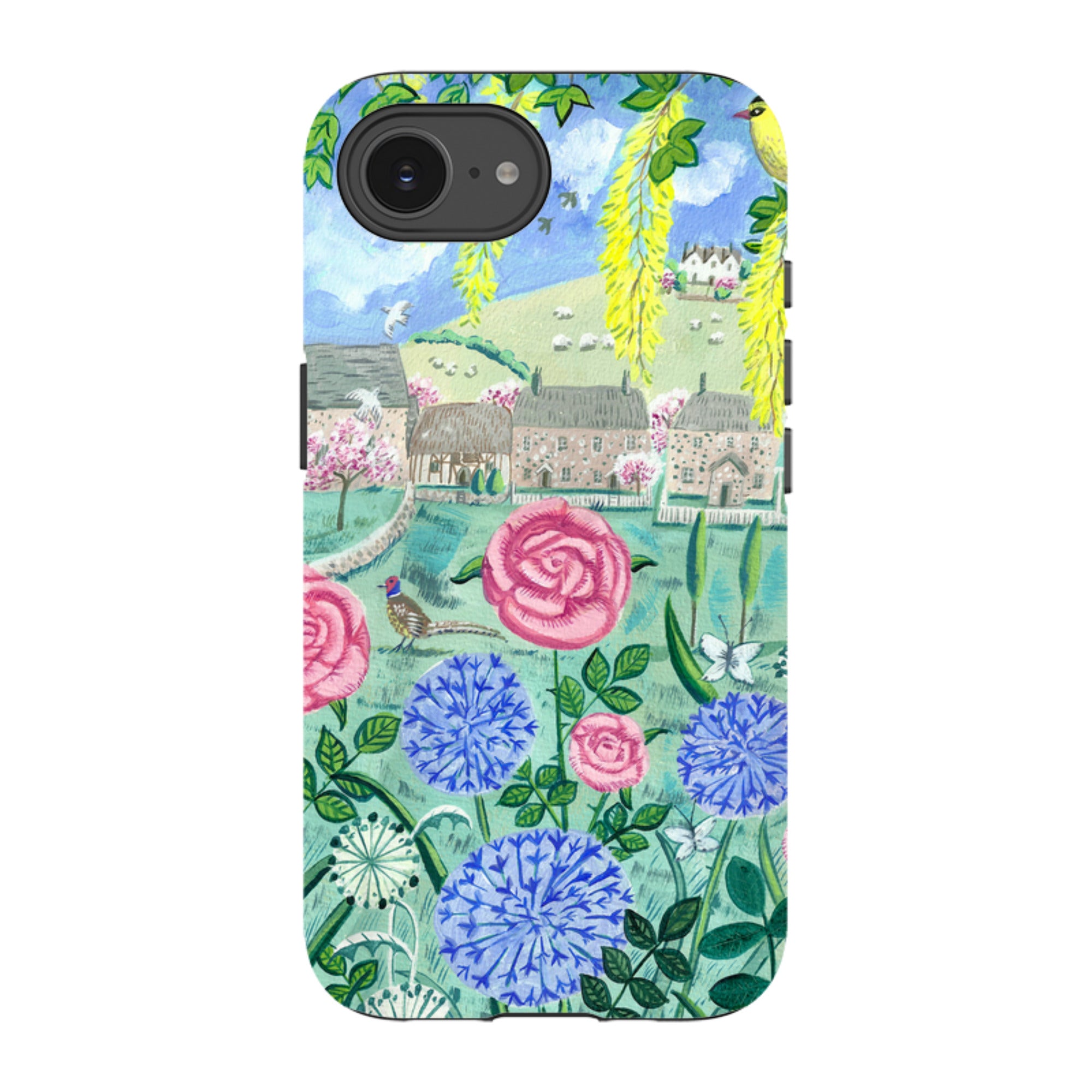 iPhone Tough Case - Village Floral By Mary Stubberfield