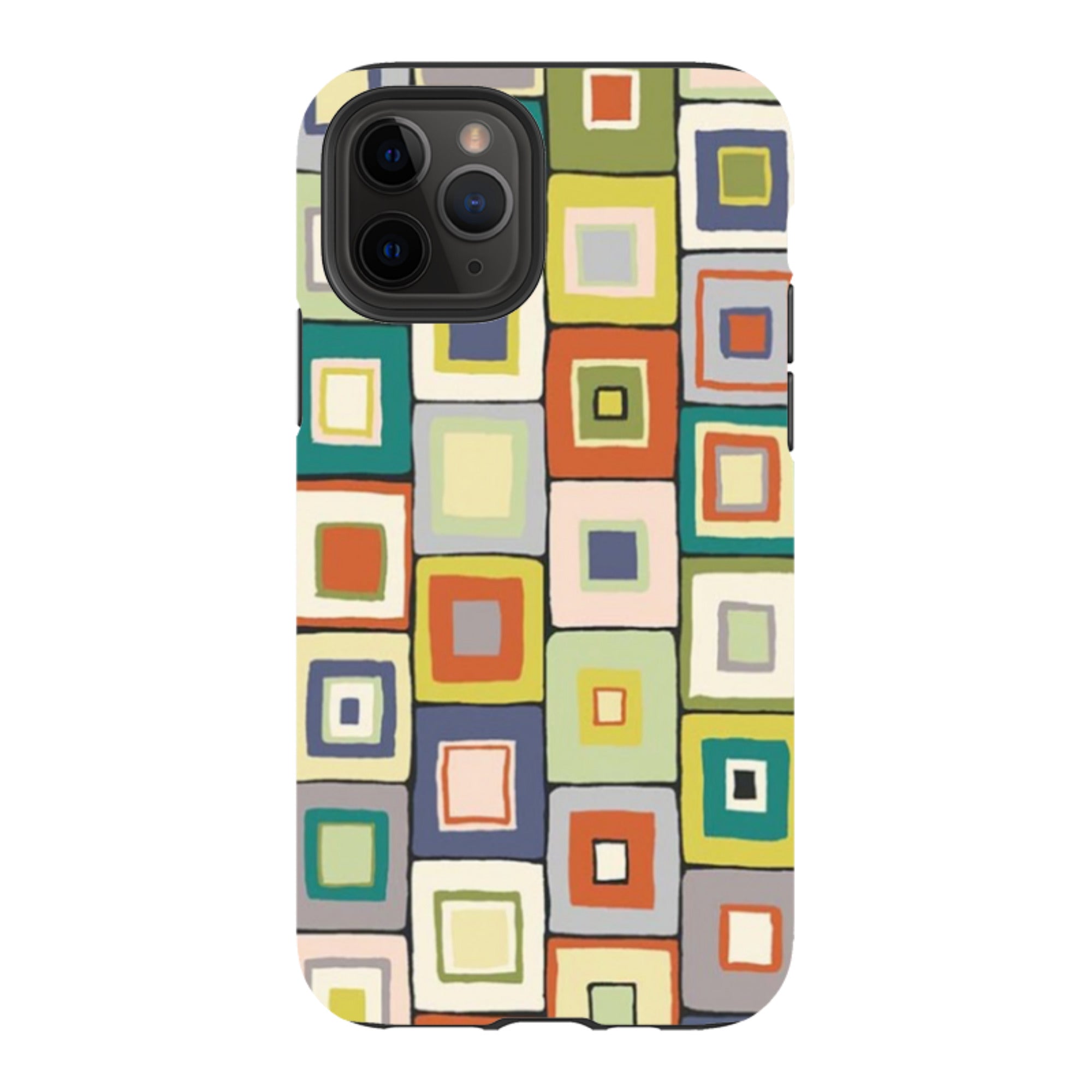 iPhone Tough Case - Atelier Blanket Squares Urbane By Sarah Campbell