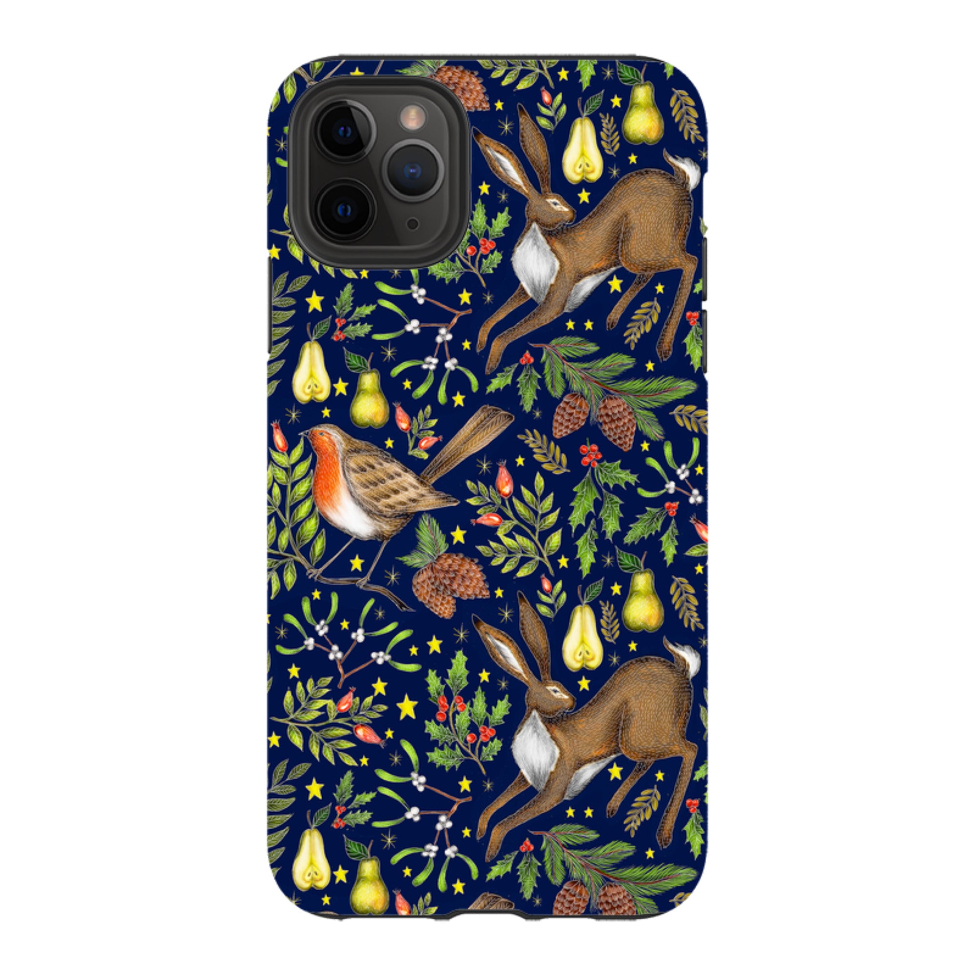 iPhone Tough Case - Christmas Garden By Catherine Rowe