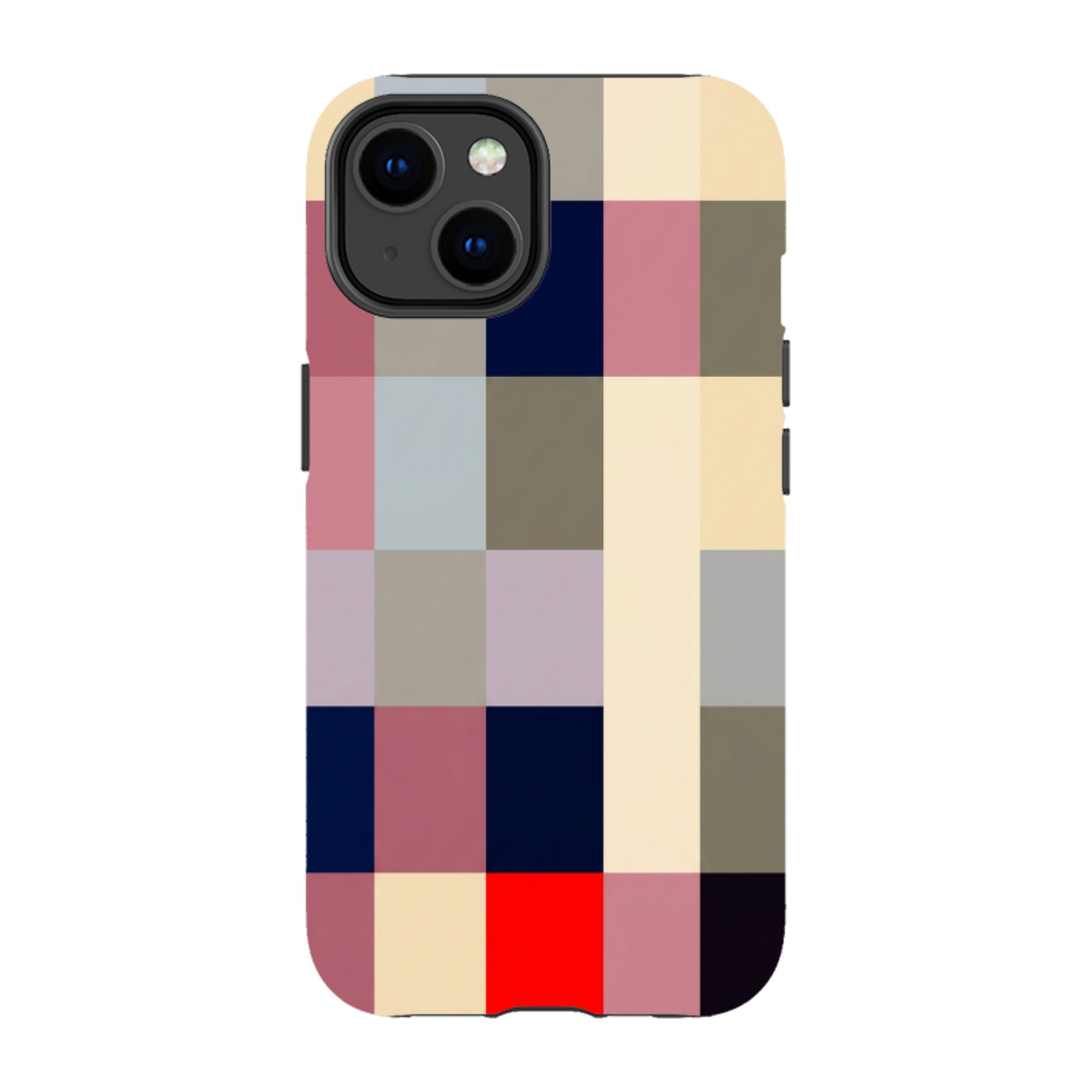 iPhone Tough Case - Retro Plaid