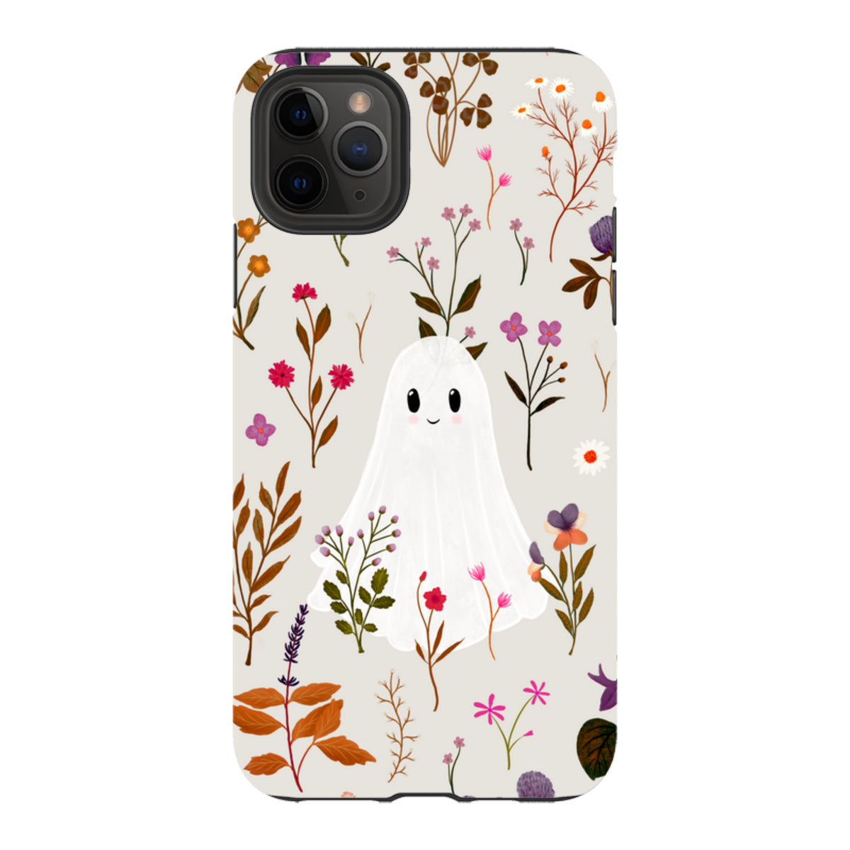 iPhone Tough Case - Ghost in the Garden - Stone Multi By Katherine Quinn