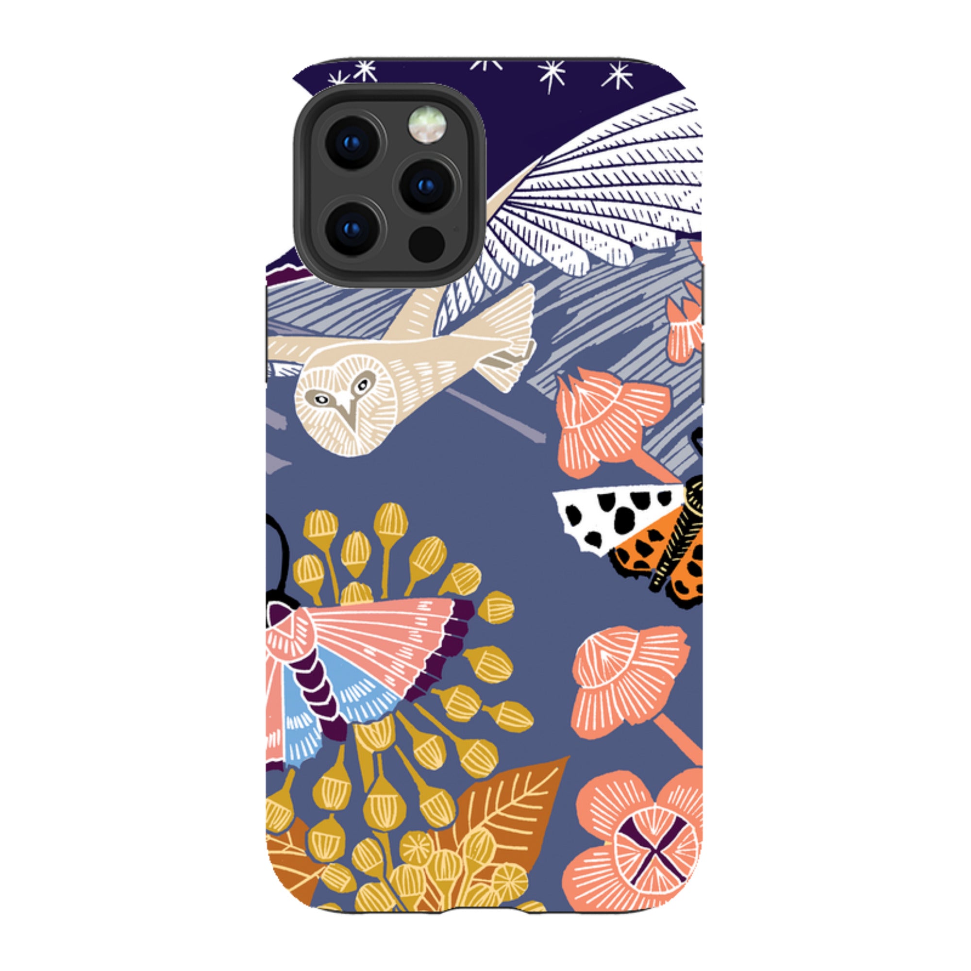 iPhone Tough Case - Evening Barn Owl By Kate Heiss