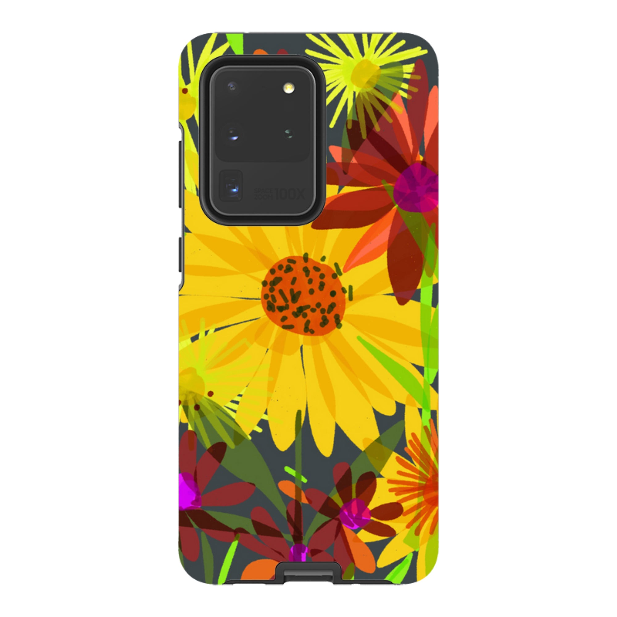 Samsung Tough Case - Sunflowers By Sarah Campbell