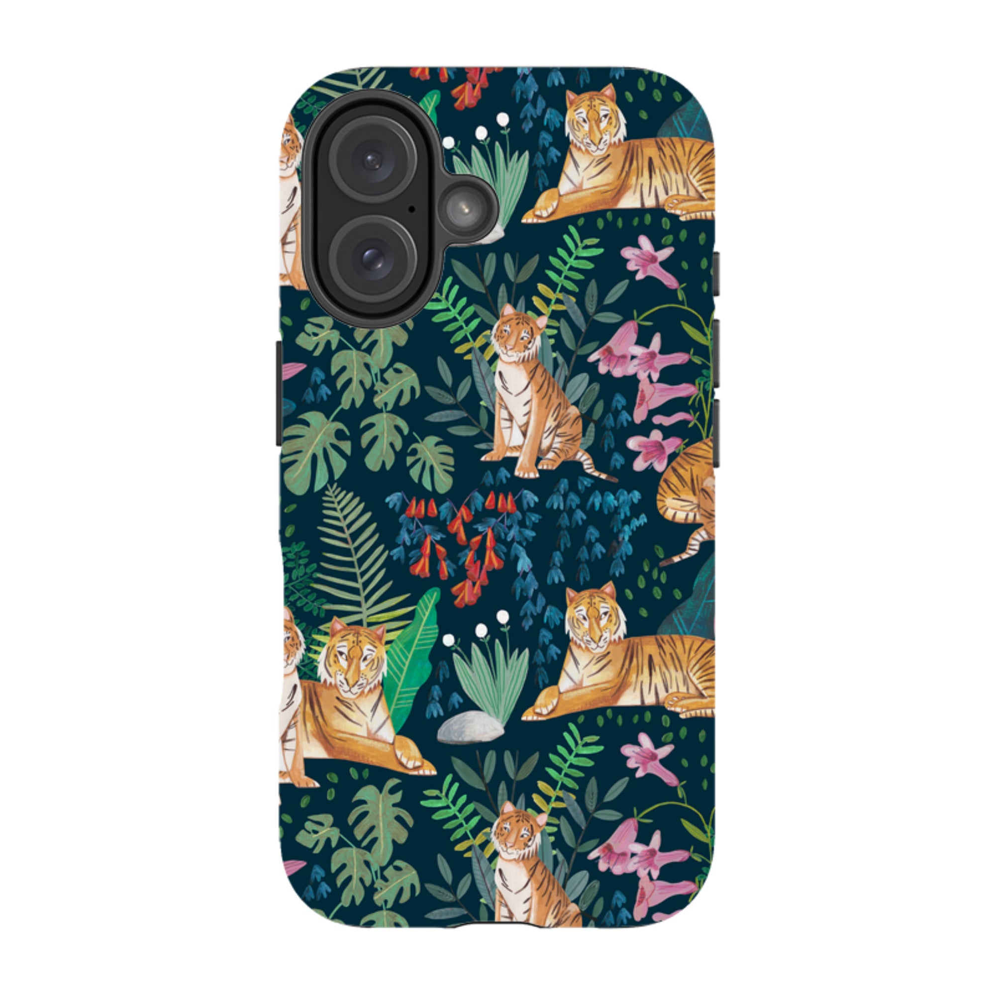 iPhone MagSafe Tough Case -  Tiger Pattern II By Caroline Bonne Muller
