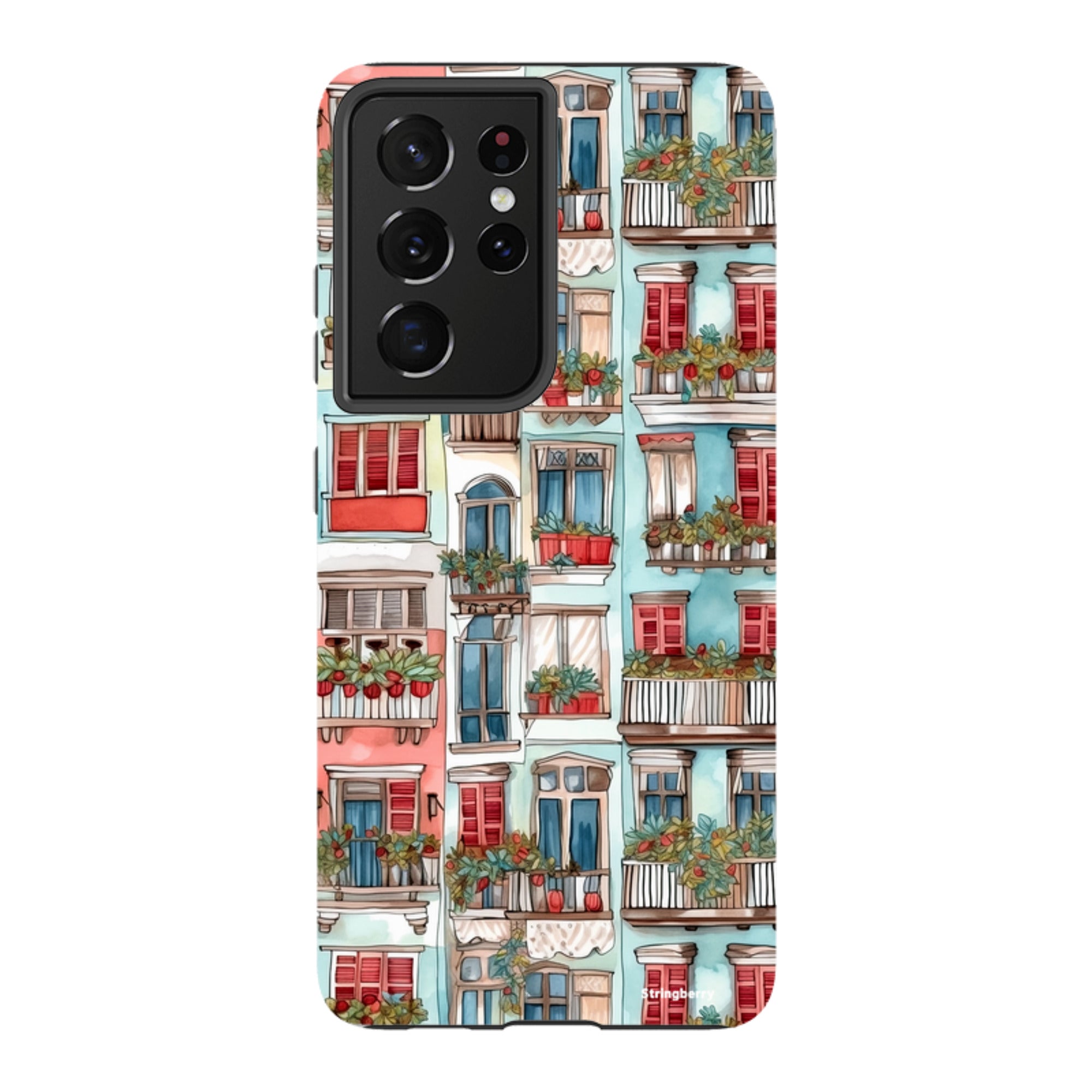 Samsung Tough Case - Floral Balcony