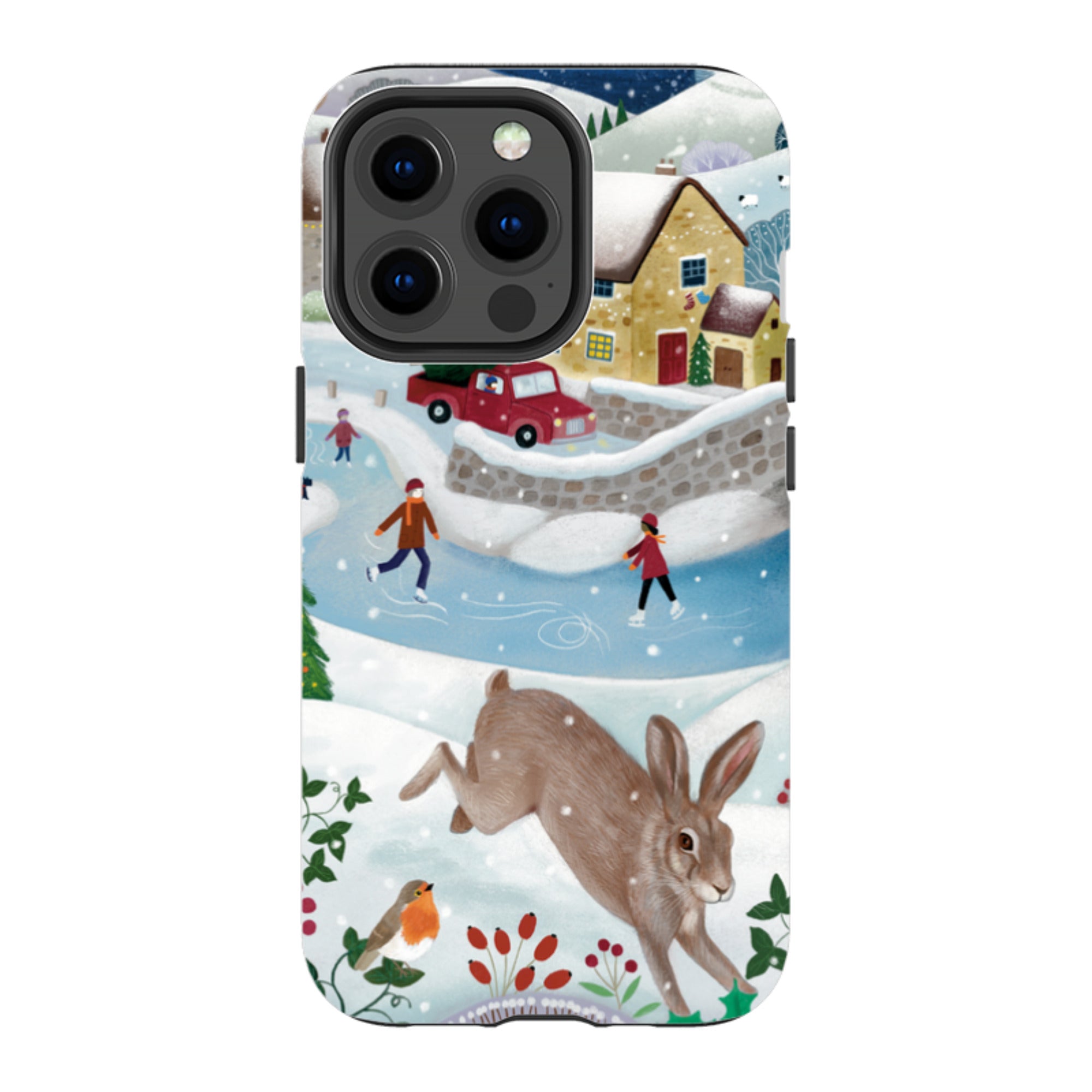 iPhone Tough Case - Advent Rabbit By Bex Parkin