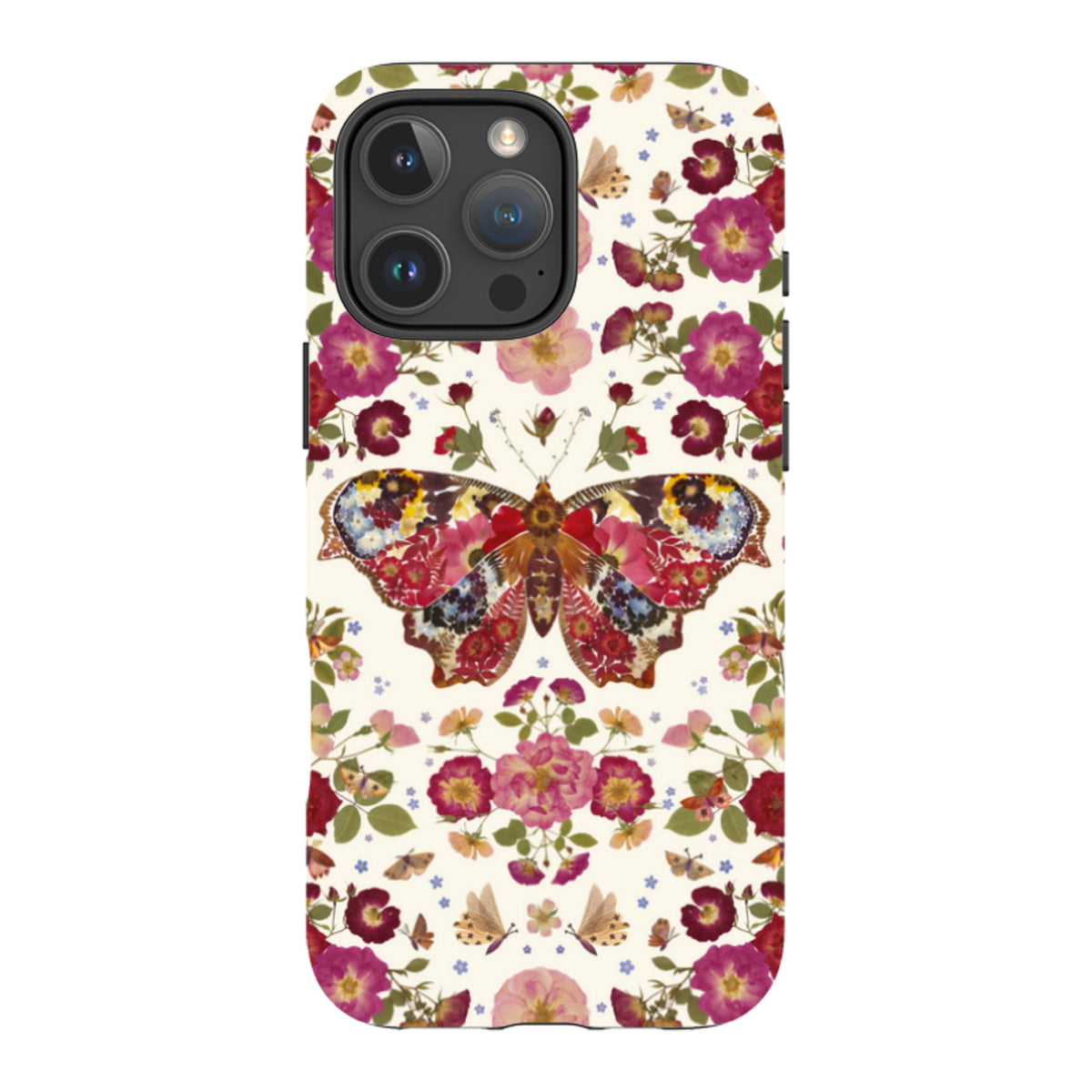 iPhone MagSafe Tough Case - Ivory Butterfly By Helen Ahpornsiri