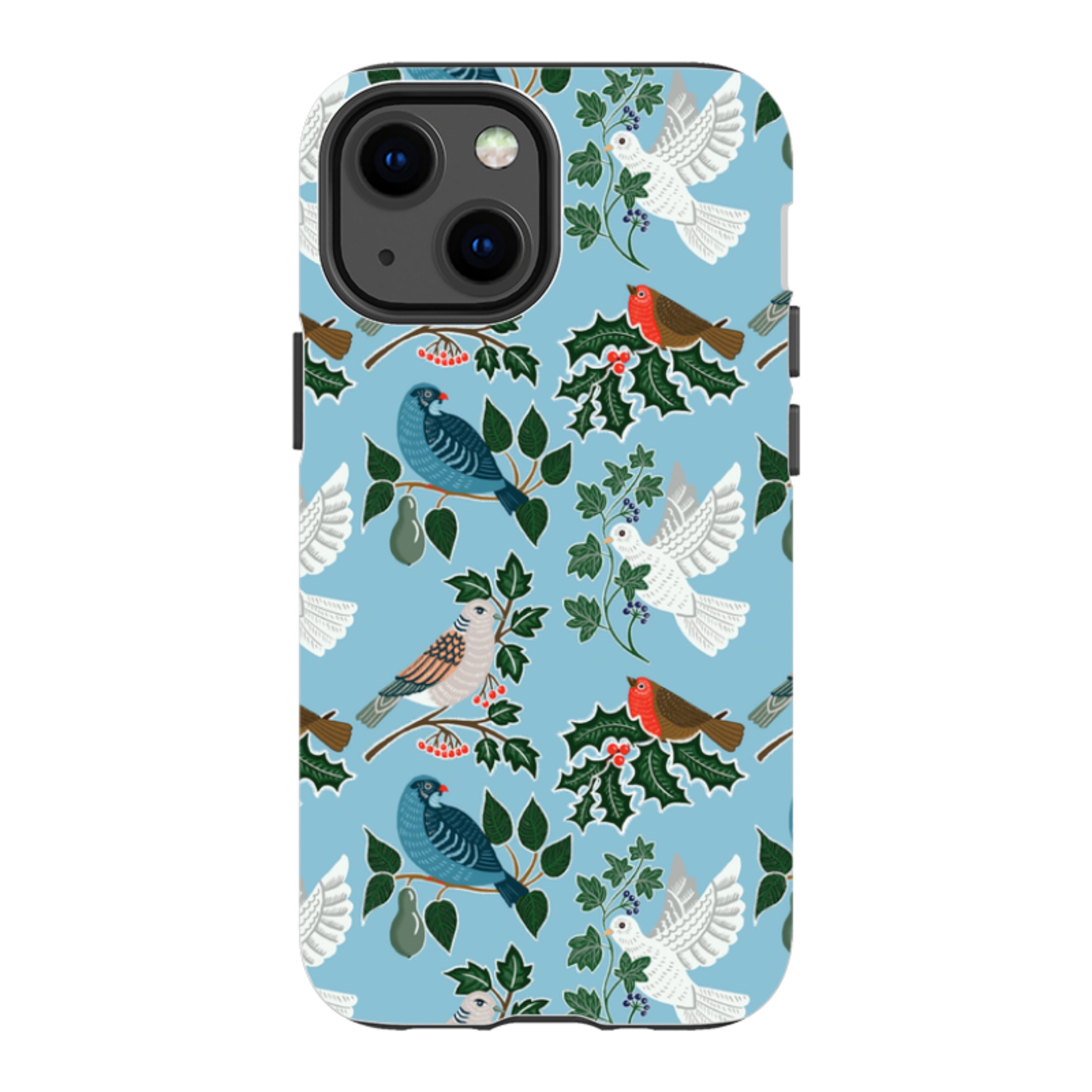 iPhone Tough Case - Winter Birds-2 By kate Heiss