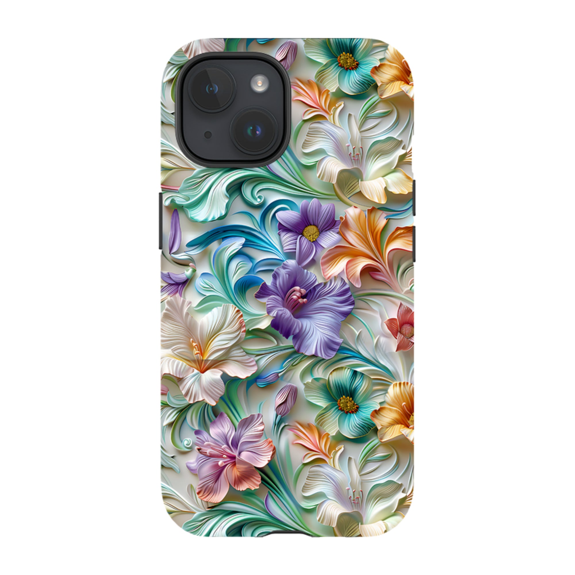 iPhone Tough Case -Neo Floral