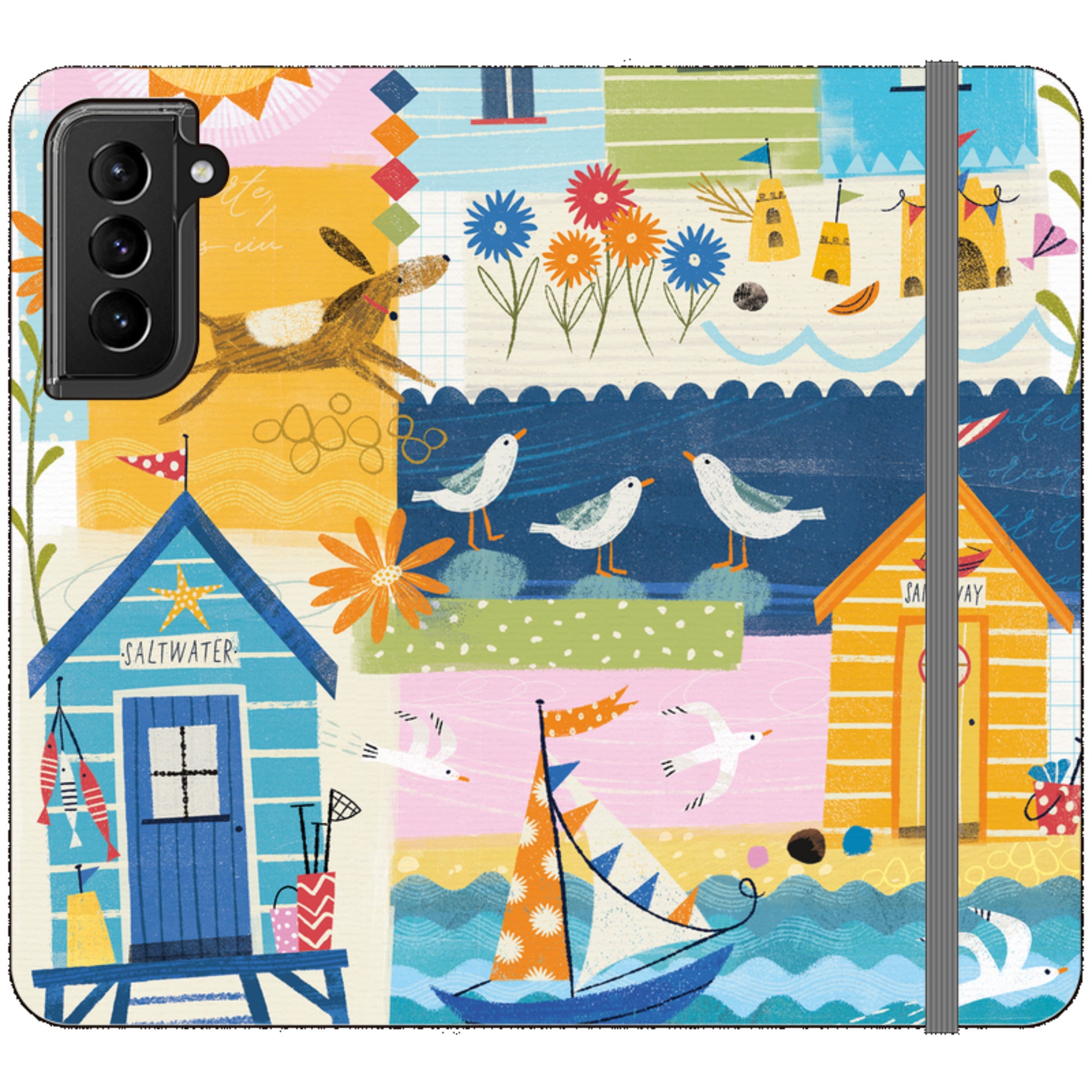 Sunny Days Wallet Case By Ali Brookes