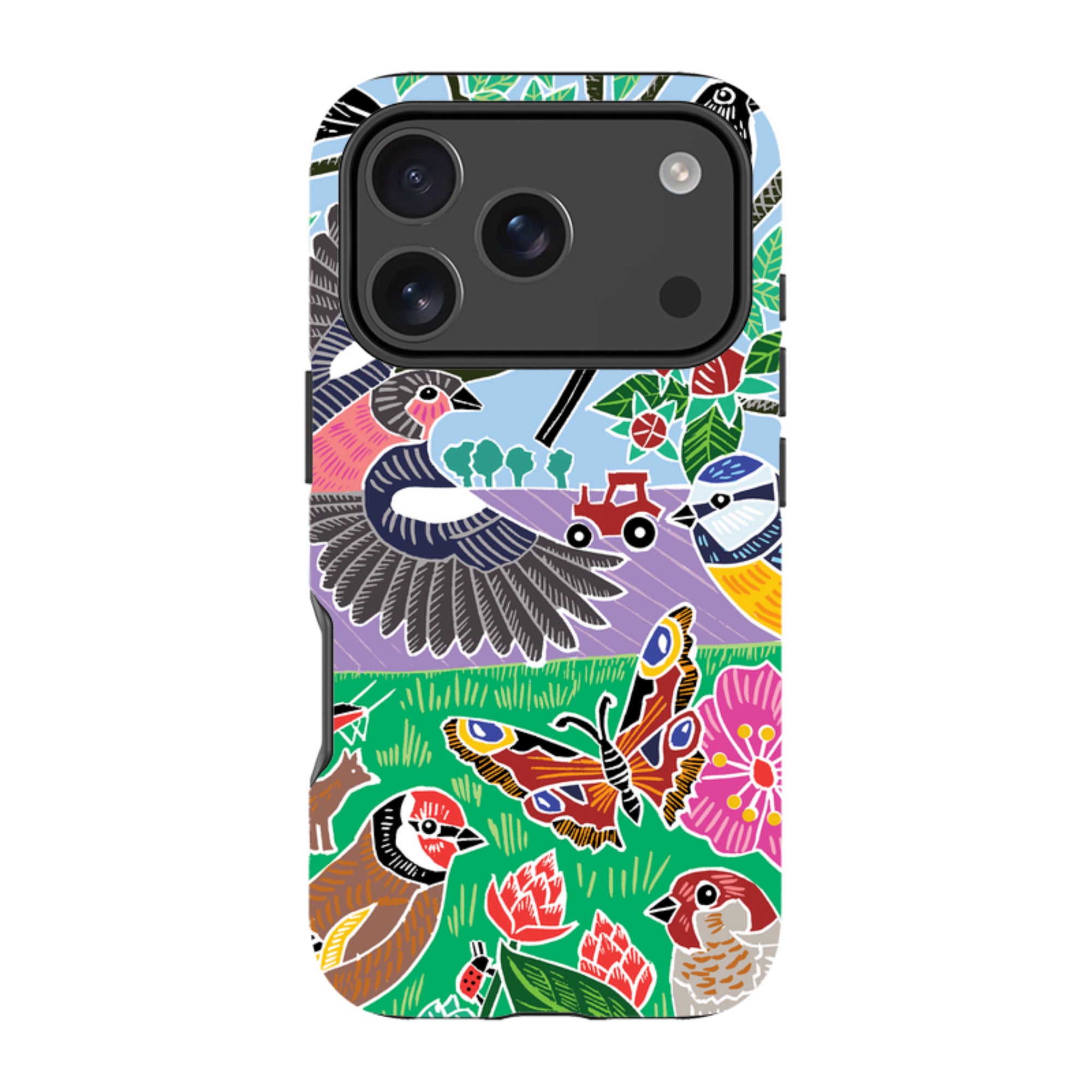 iPhone Tough Case - Garden Bird Jigsaw B By Kate Heiss