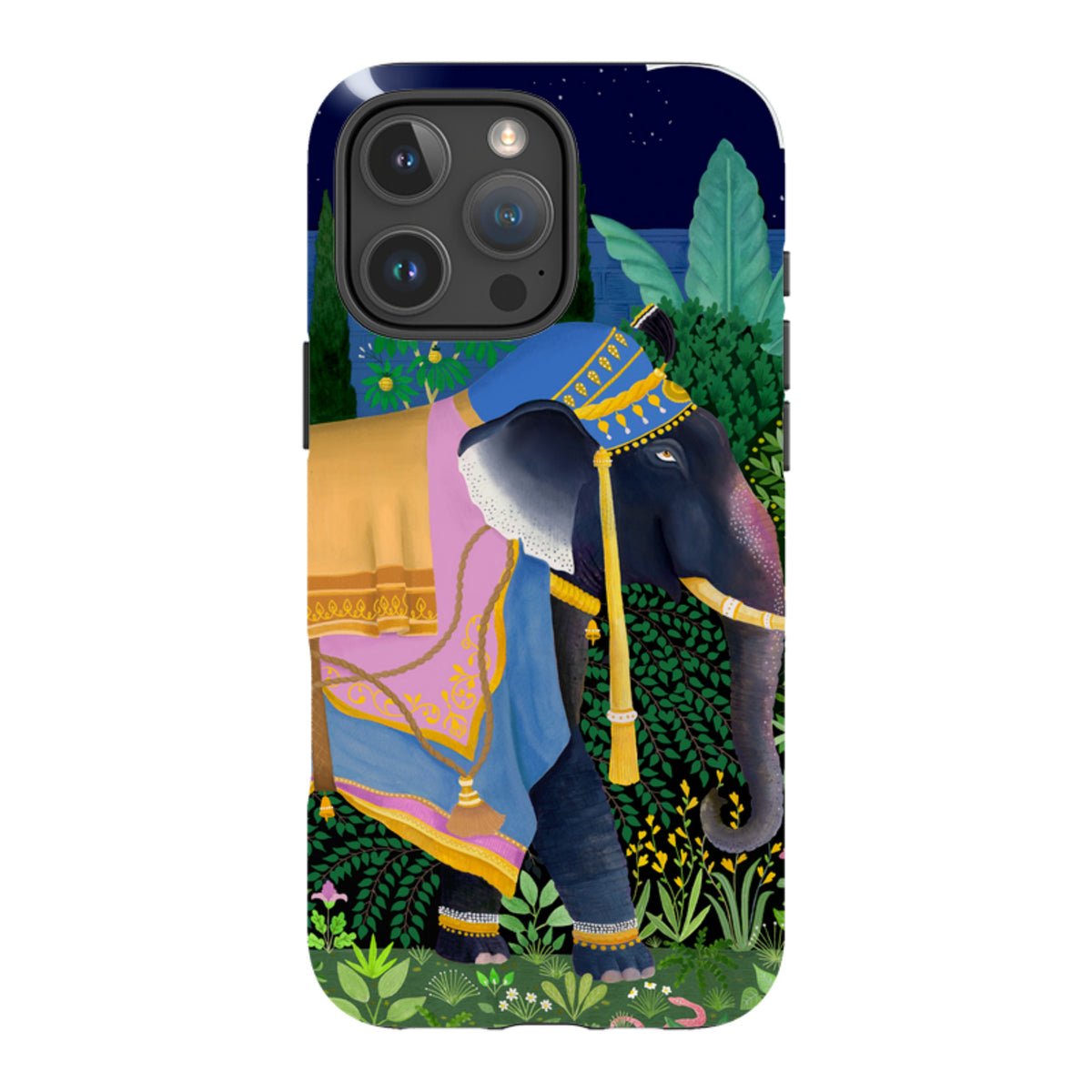 iPhone Tough Case - Indian Elephant By Bex Parkin