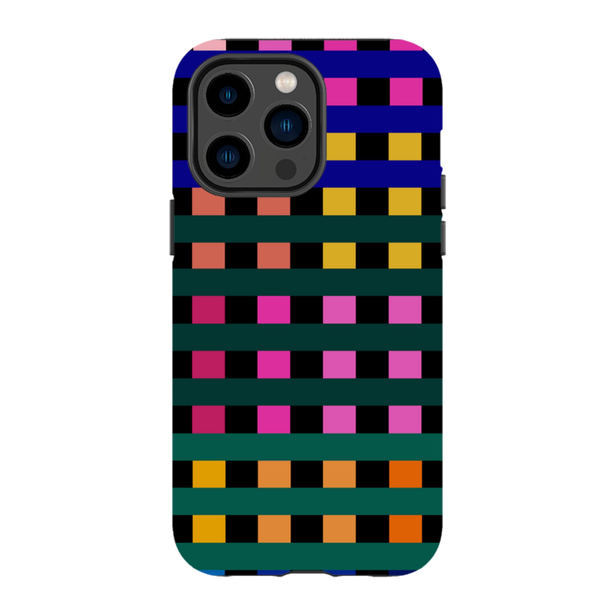 iPhone Tough Case - Newton Check By Kitty Joseph