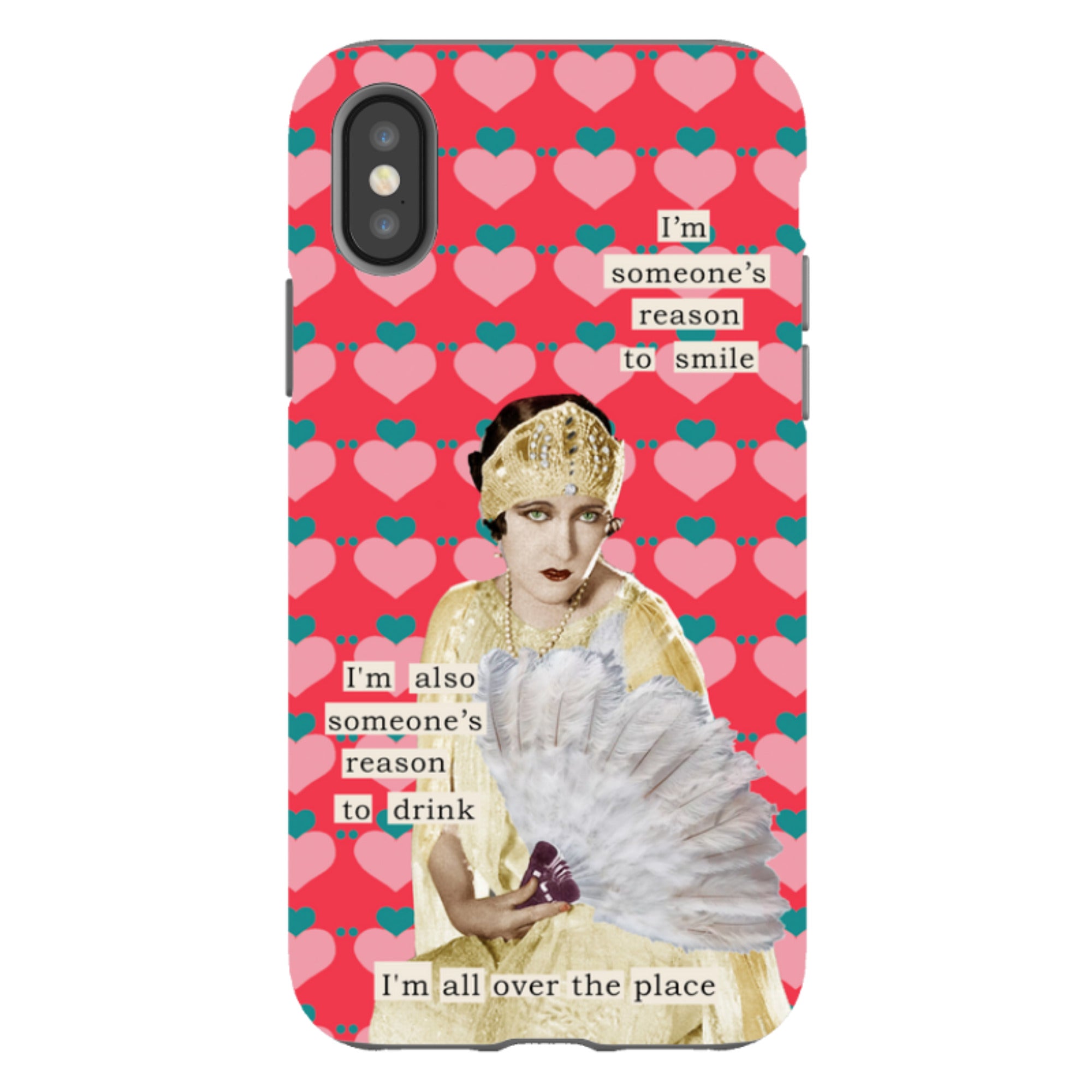 iPhone Tough Case - Someones Reason To Smile By Clare Jordan