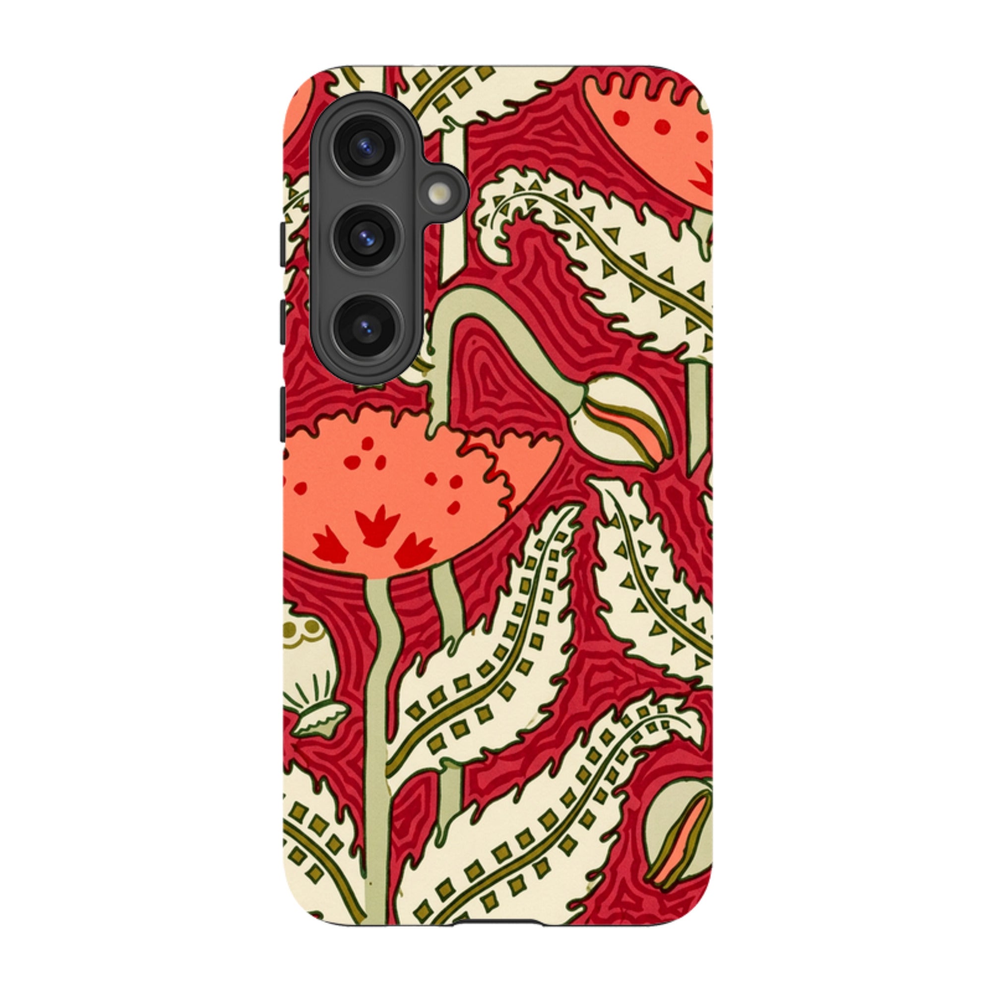 Samsung Tough Case - William Morris Red Floral