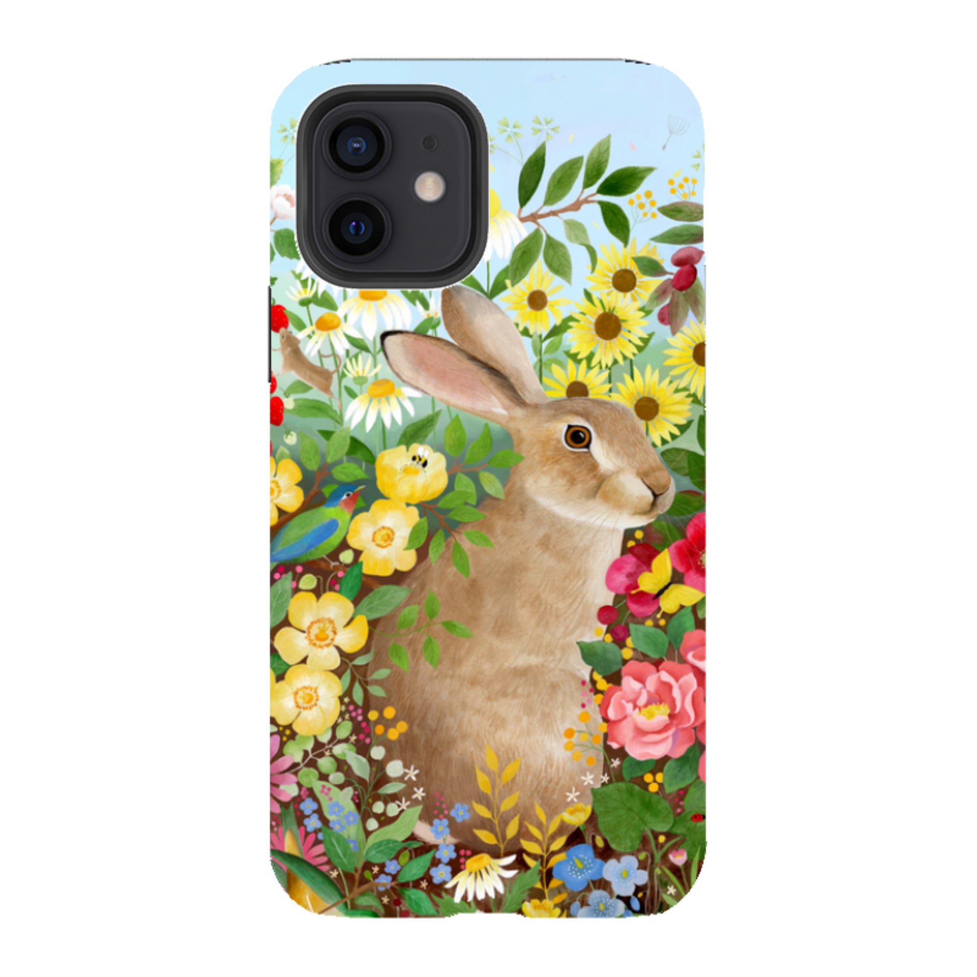 iPhone Tough Case - Rabbit Garden By Bex Parkin