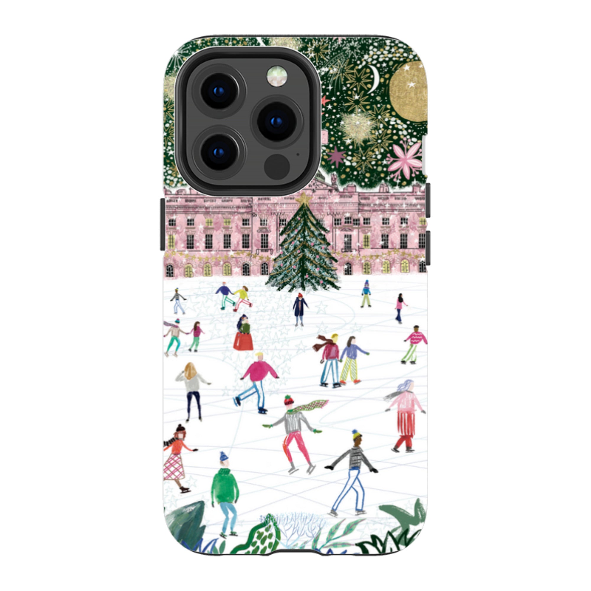 iPhone Tough Case - Skating At Somerset House By Emma Frances Grant