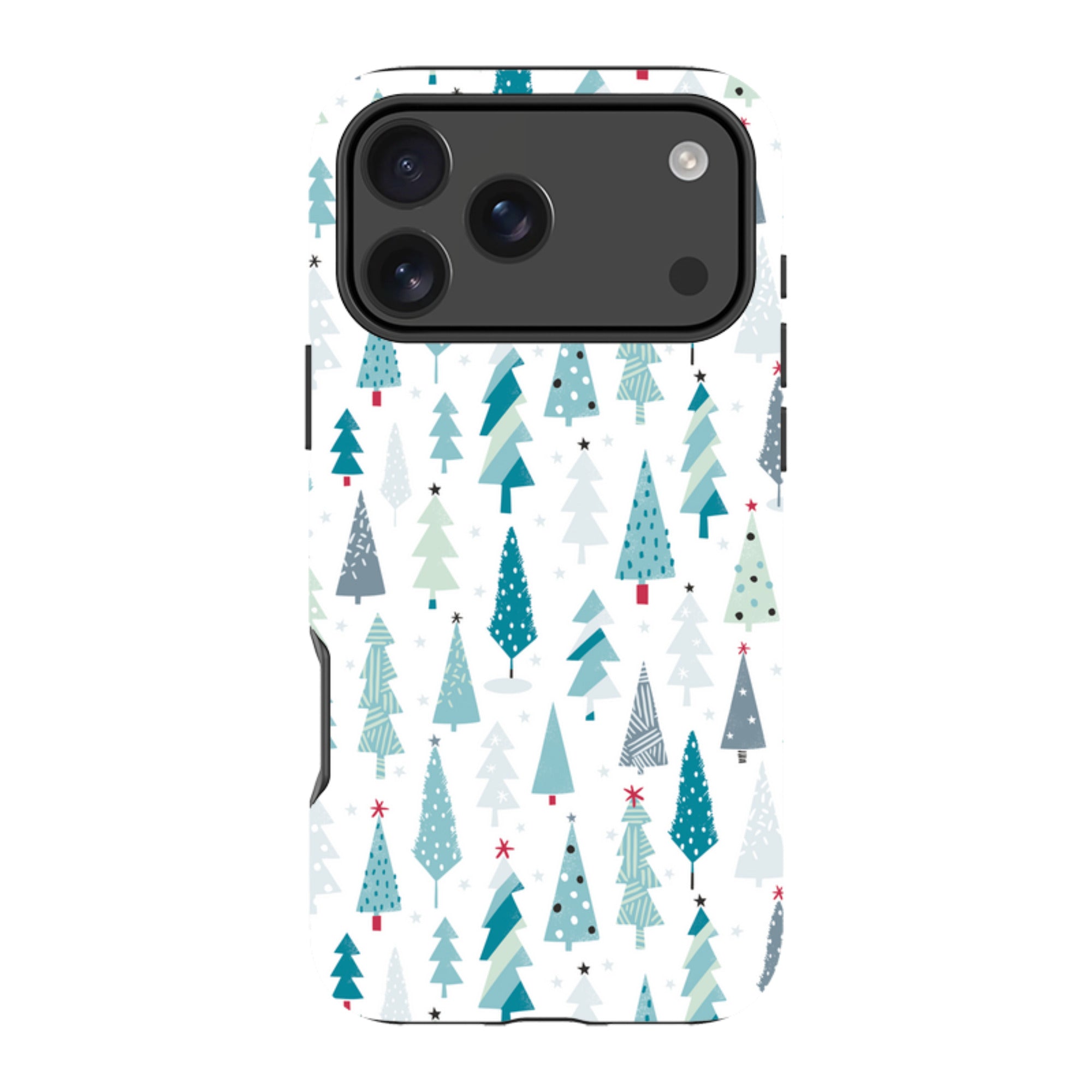 iPhone MagSafe Tough Case - Little Xmas Trees By Ali Brookes