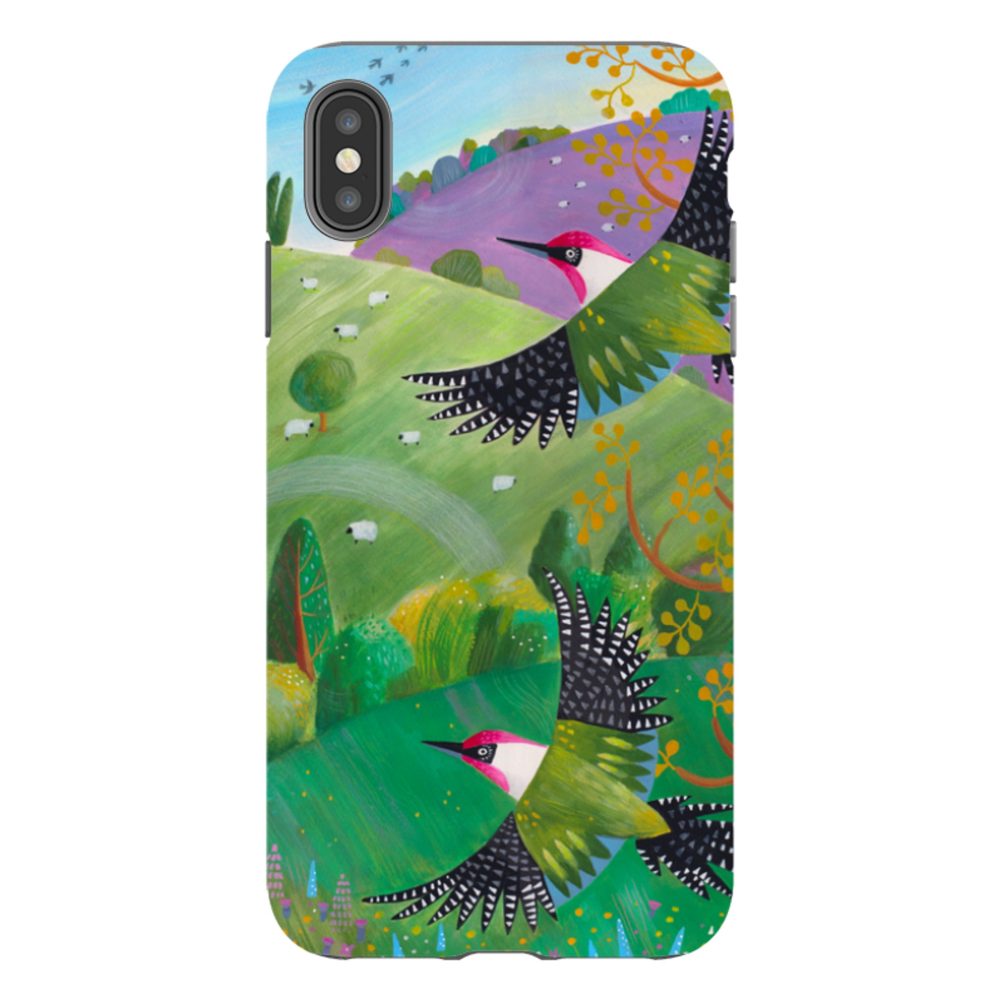 iPhone Tough Case - Woodpeckers By Bex Parkin