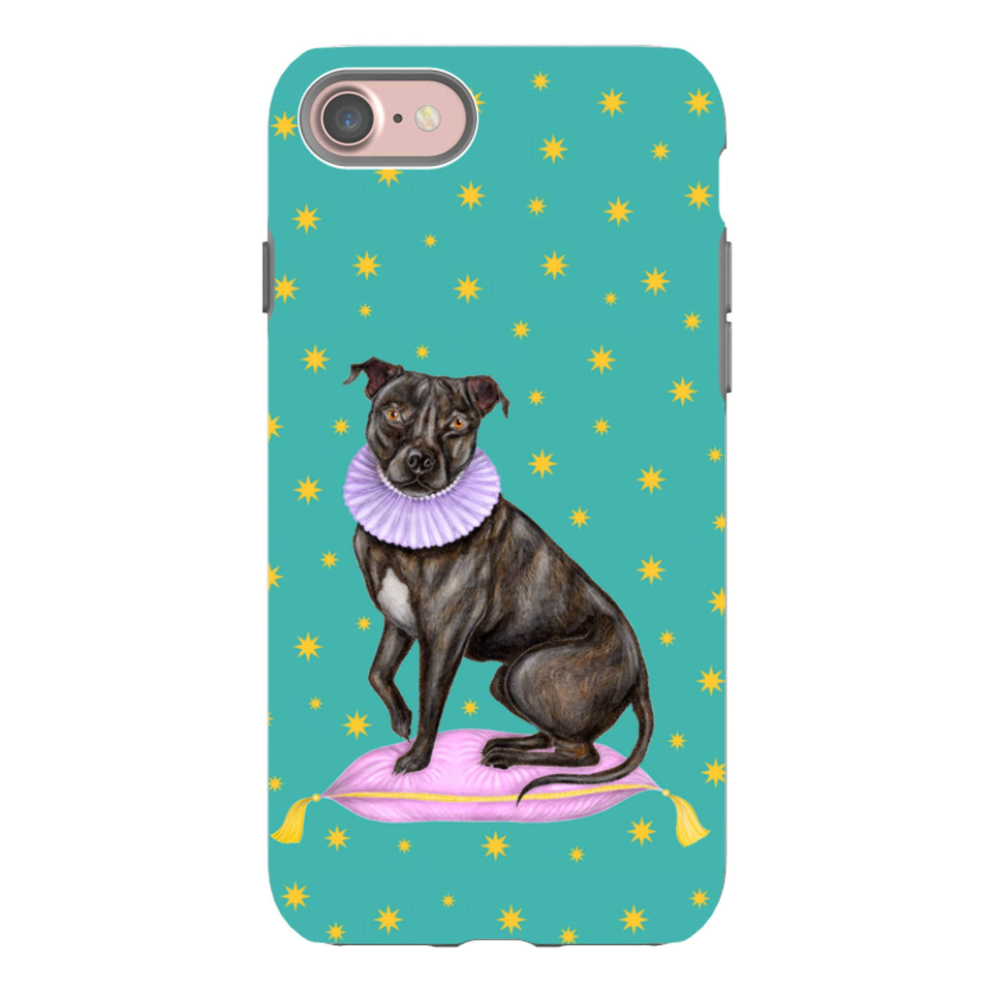 iPhone Tough Case - Staffy By Catherine Rowe