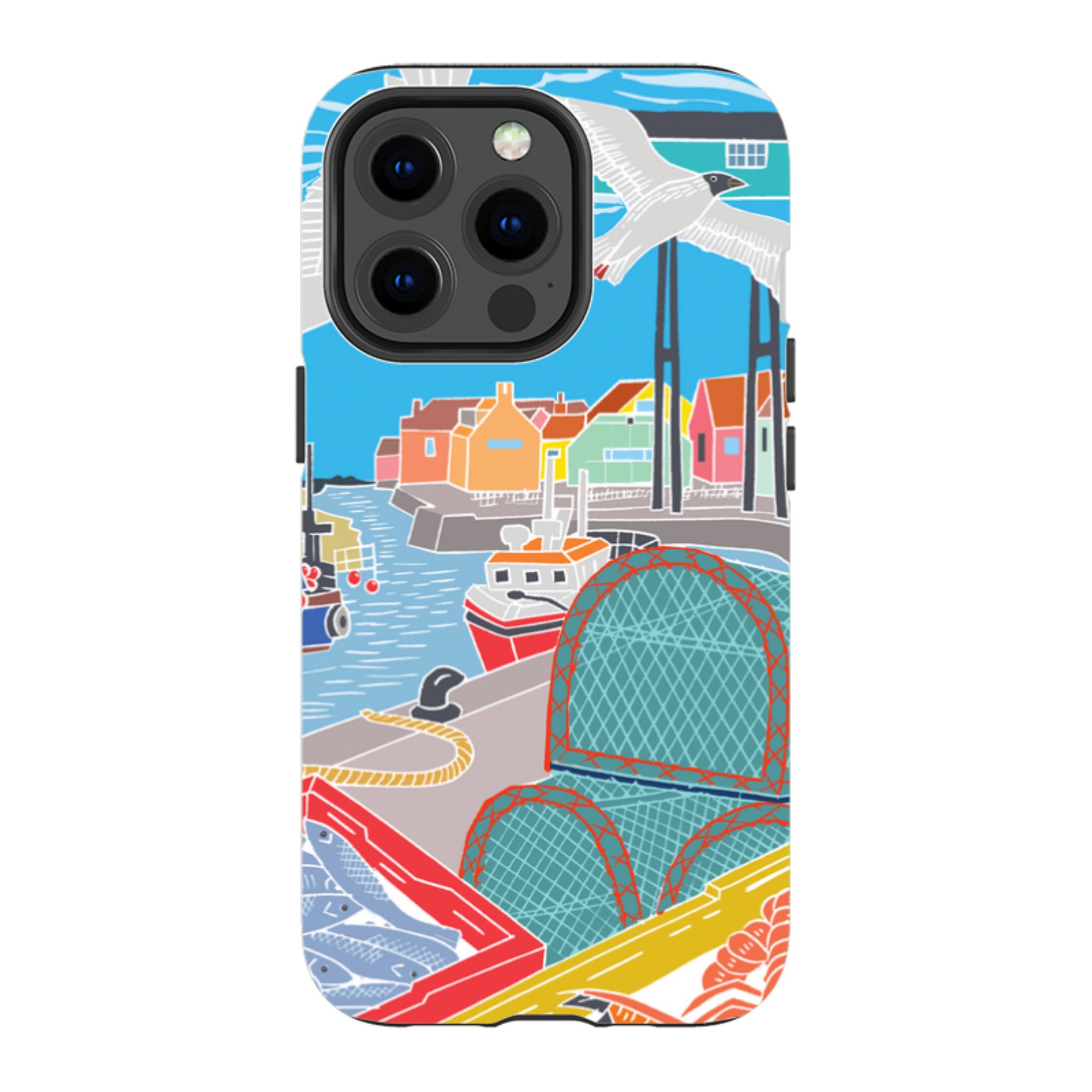 iPhone Tough Case - Bright Houses By Kate Heiss