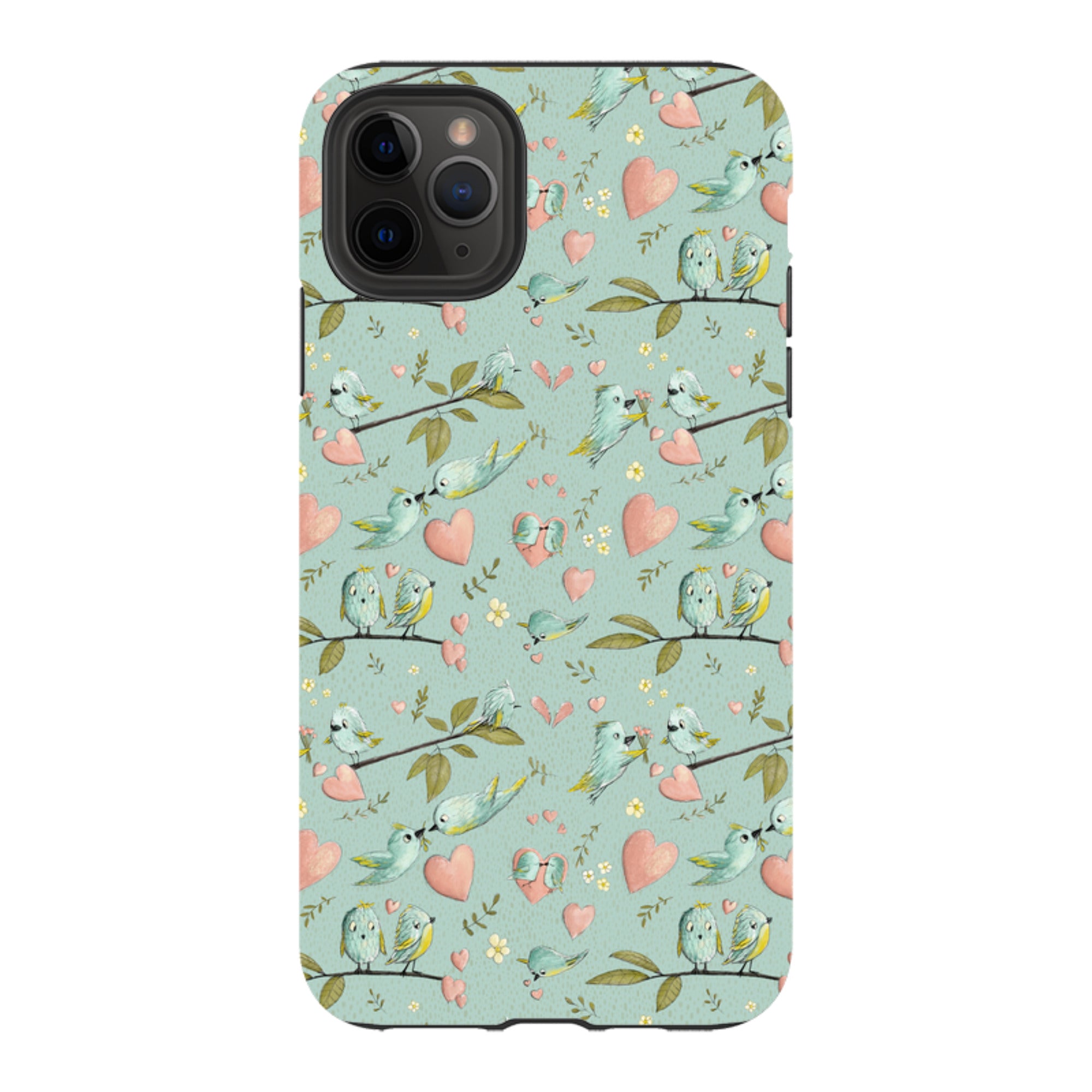 iPhone Tough Case - Love Is In The Air Pattern By Maja Lindberg