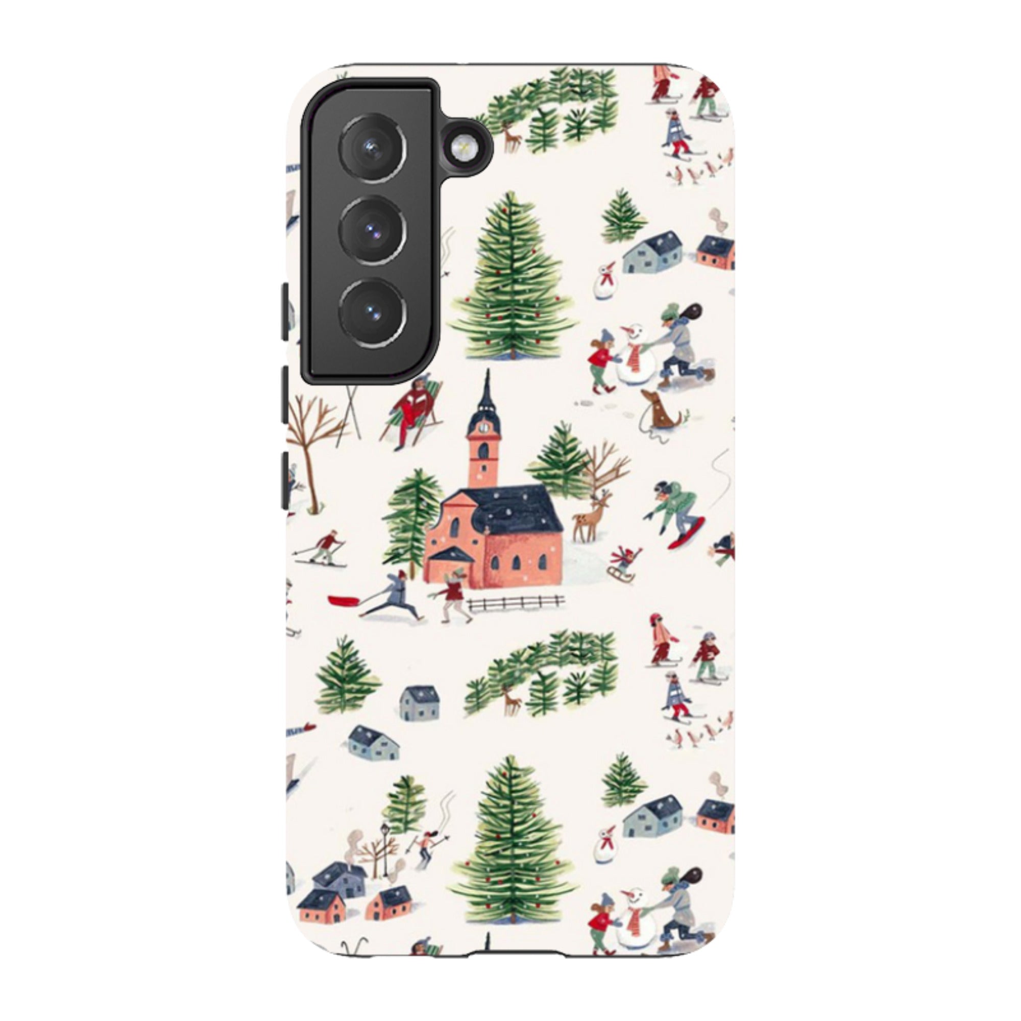 Samsung Tough Case - Skiing By Caroline Bonne Muller