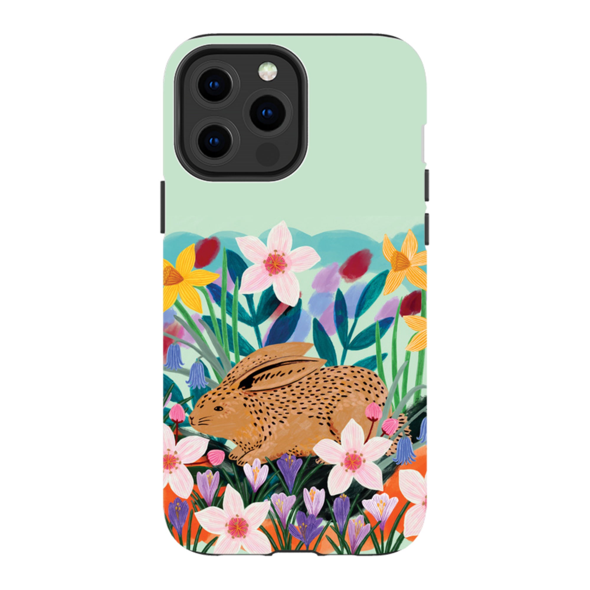 iPhone Tough Case - Spring Bunny By Lee Foster Wilson