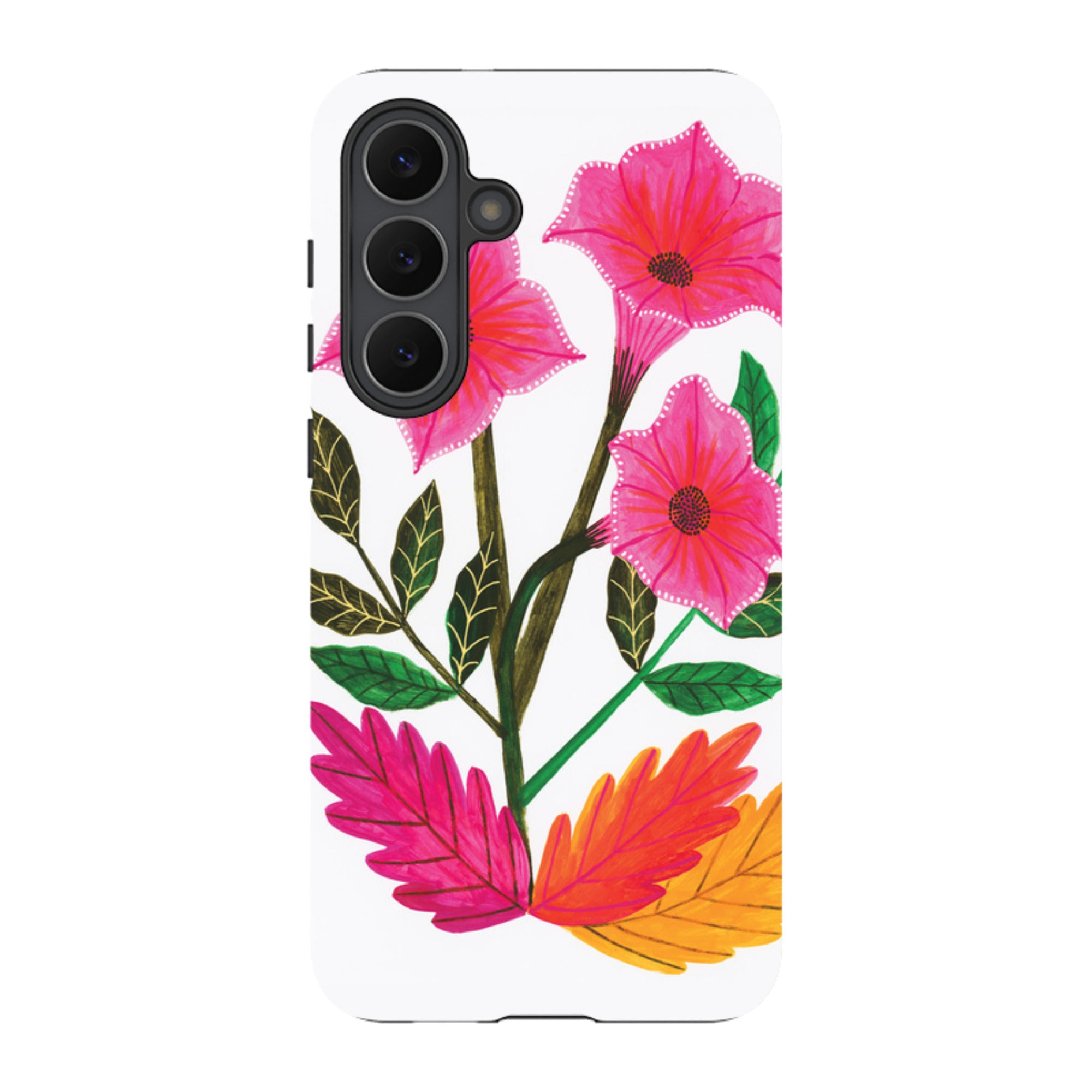Samsung Tough Case - Trumpet Flowers By Lee Foster Wilson