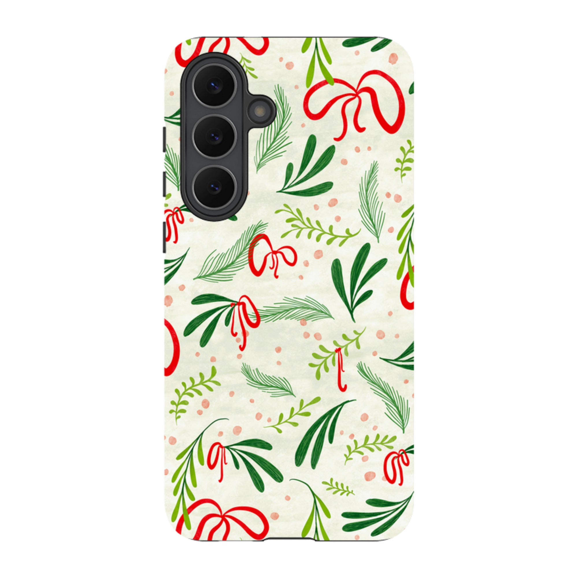 Samsung Tough Case - Christmas Bows By Katherine Quinn