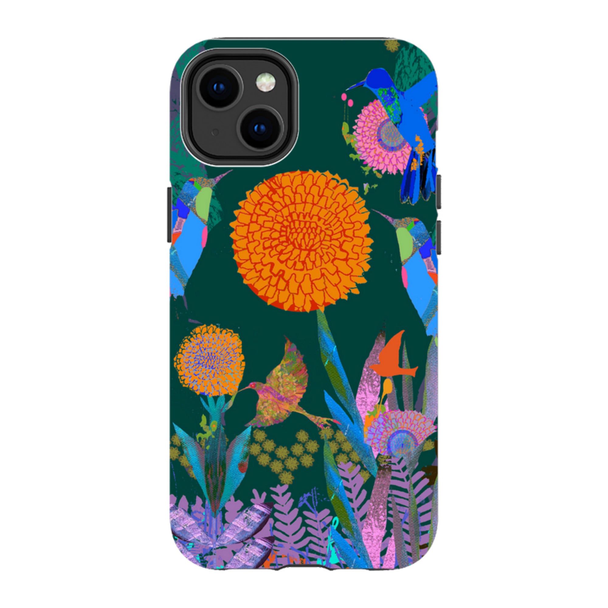 iPhone Tough Case - Hummingbird Forest By Tiffany Lynch