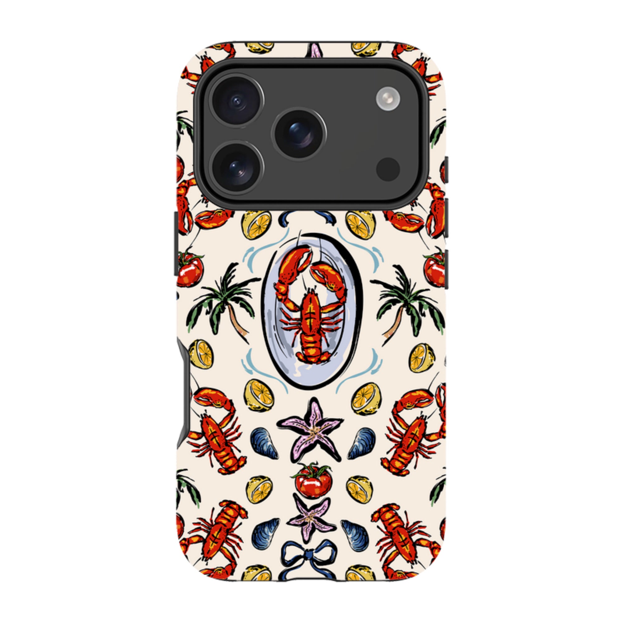 iPhone MagSafe Tough Case - Seafood and Palm Trees