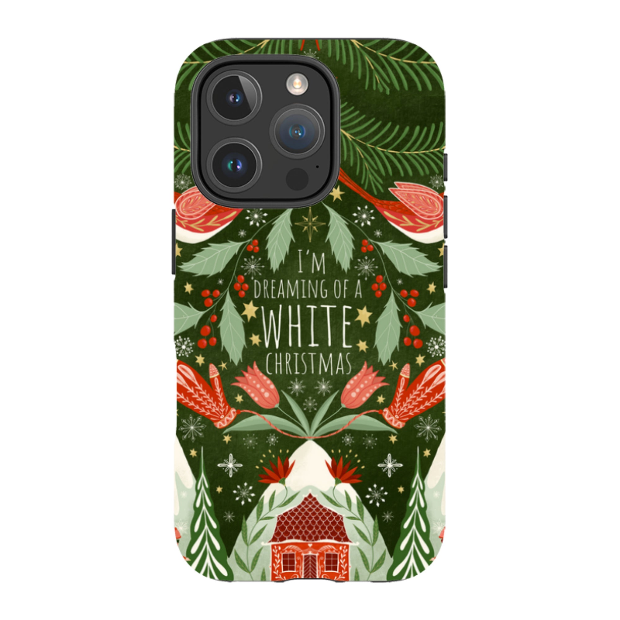 iPhone Tough Case - I'm Dreaming Of a White Christmas By Maja Lindberg