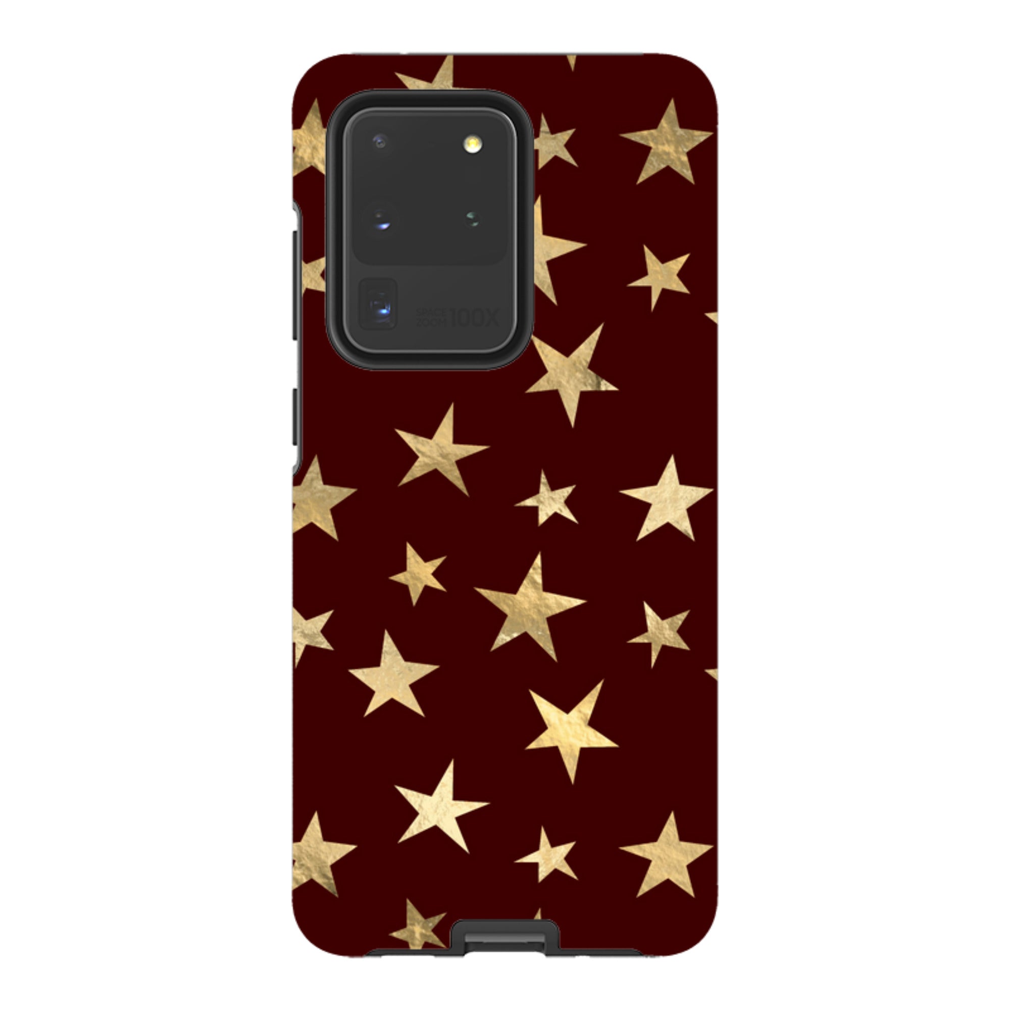 Samsung Tough Case - Brown and Gold Stars