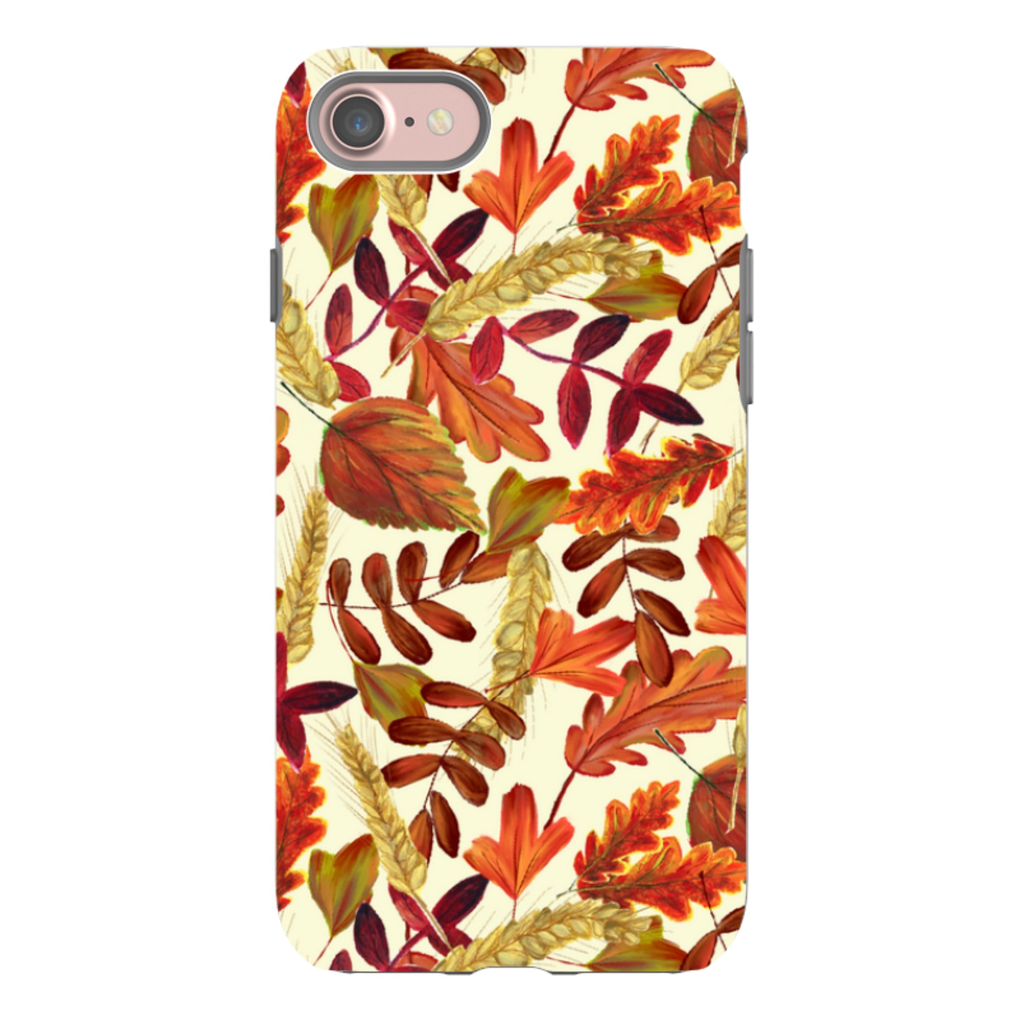iPhone Tough Case - Fall Harvest Pattern By Abby Jacobs