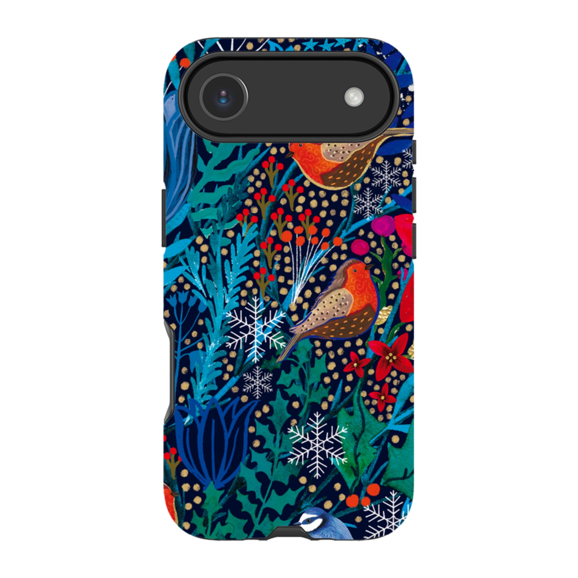 iPhone Tough Case - Xmas Robin III By Emma Frances Grant