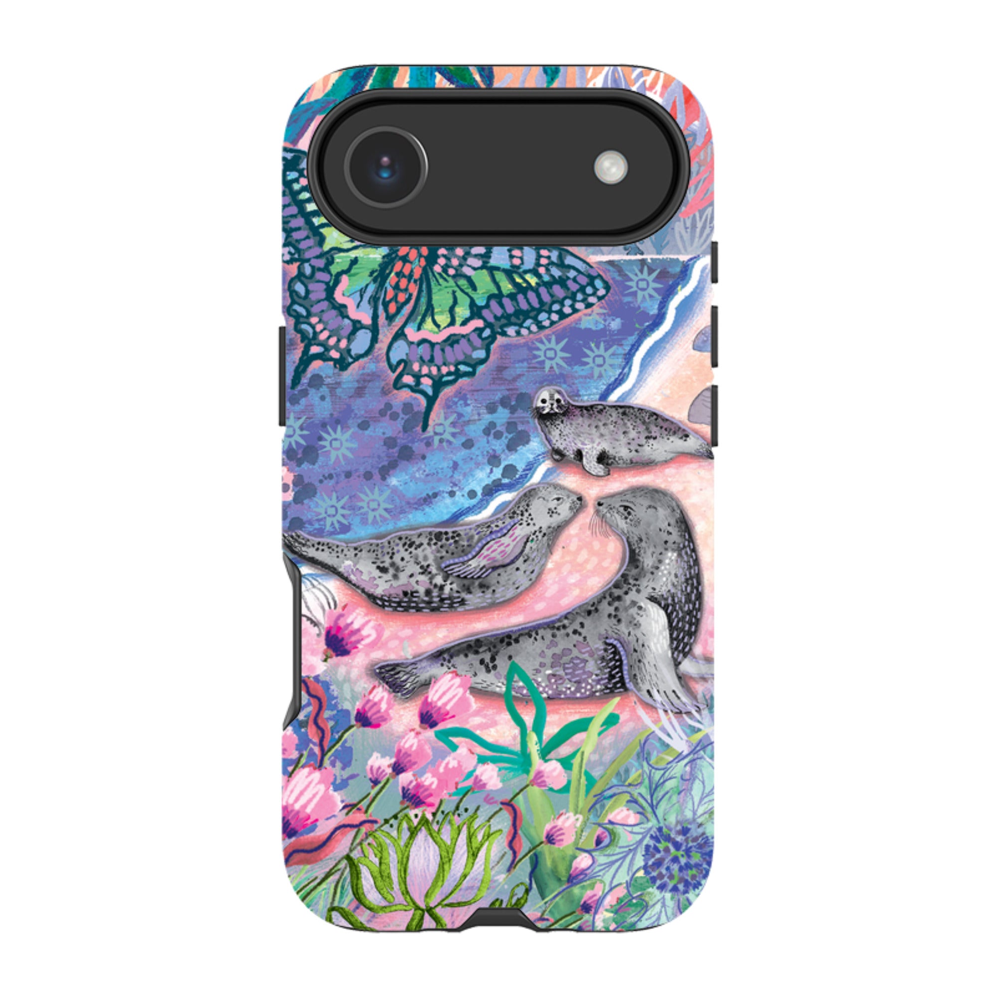 iPhone MagSafe Tough Case - Scenic Seals Of Norfolk By Emma Frances Grant