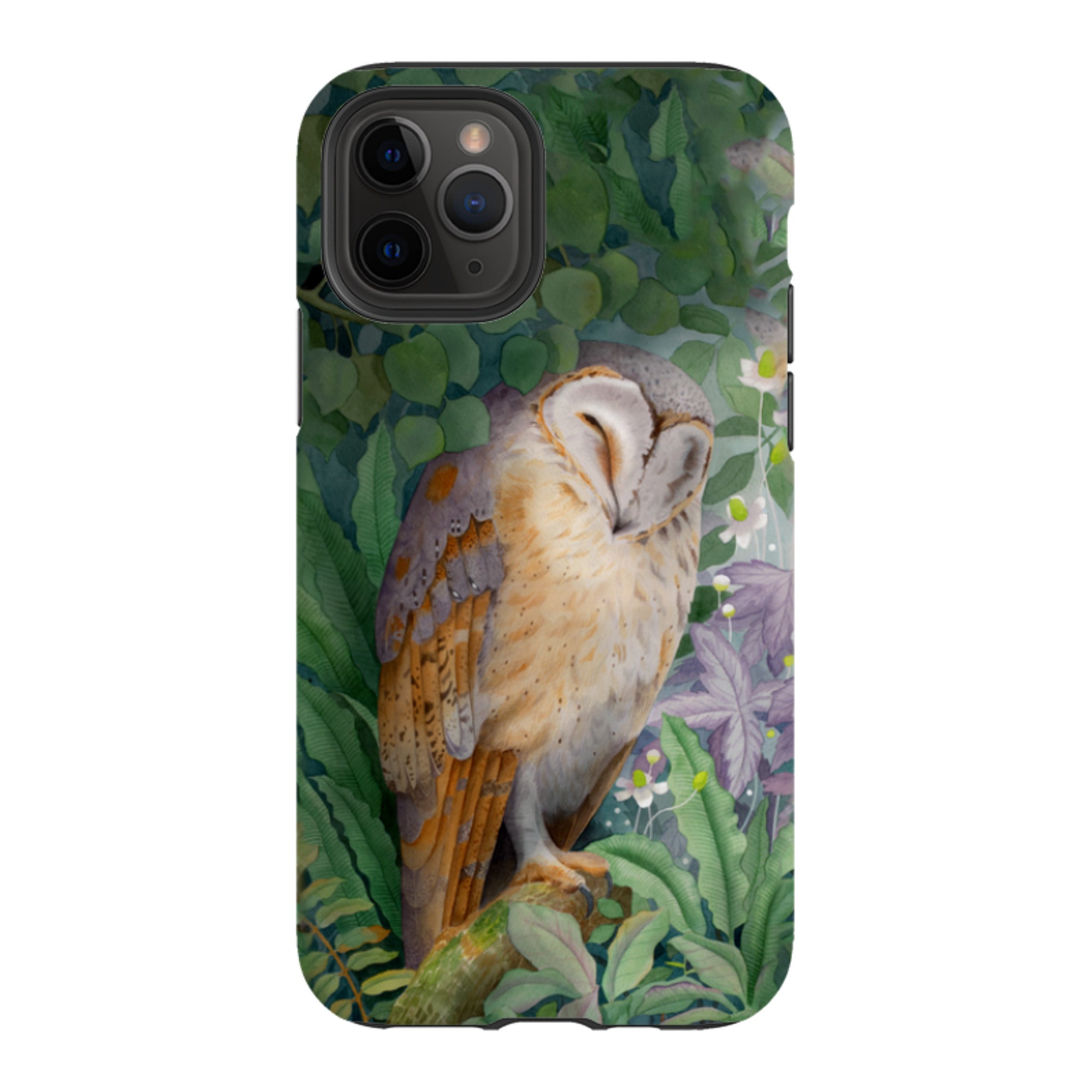 iPhone Tough Case - Sleepy Owl By Bex Parkin