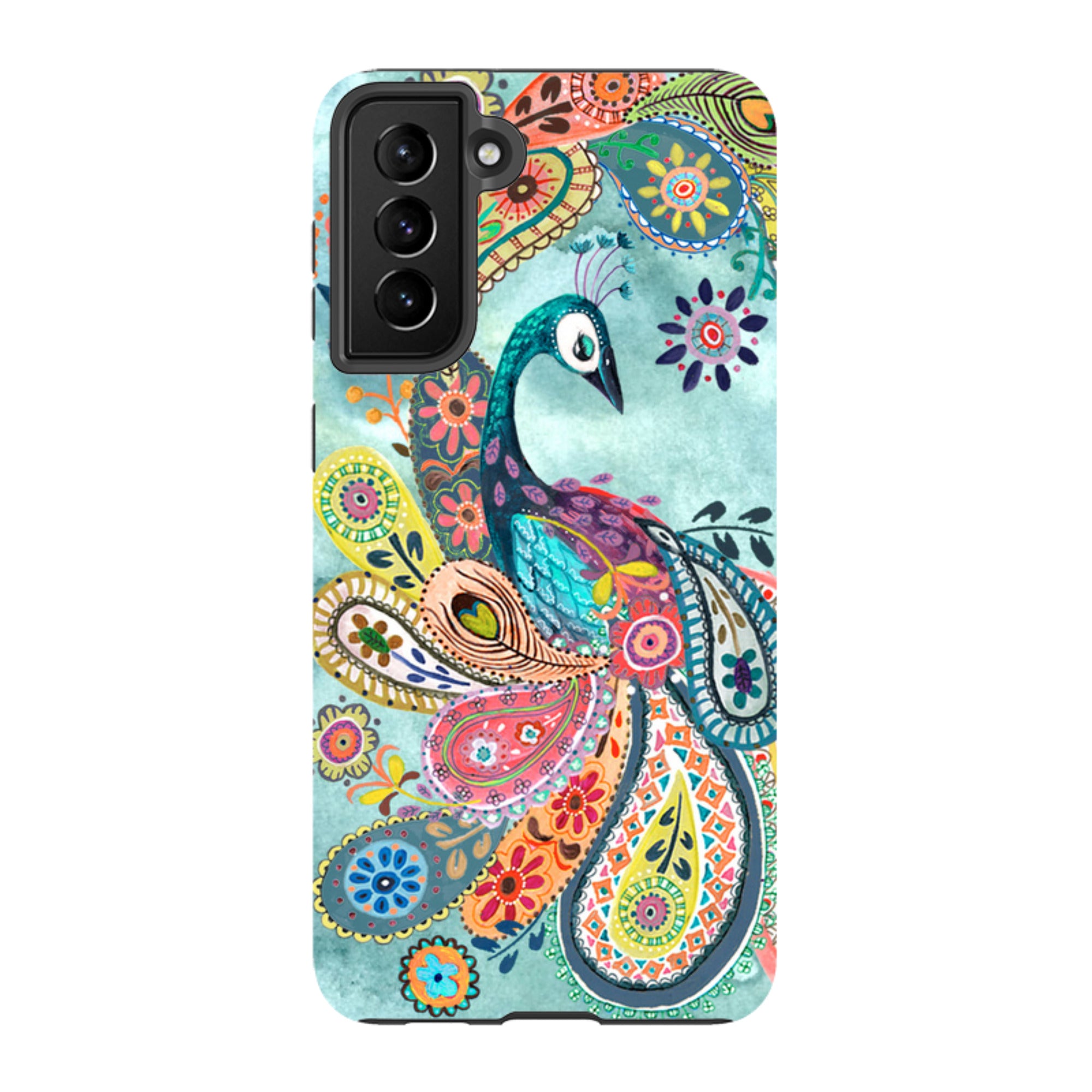 Samsung Tough Case - Peacock Dreams By Caroline Bonne Muller