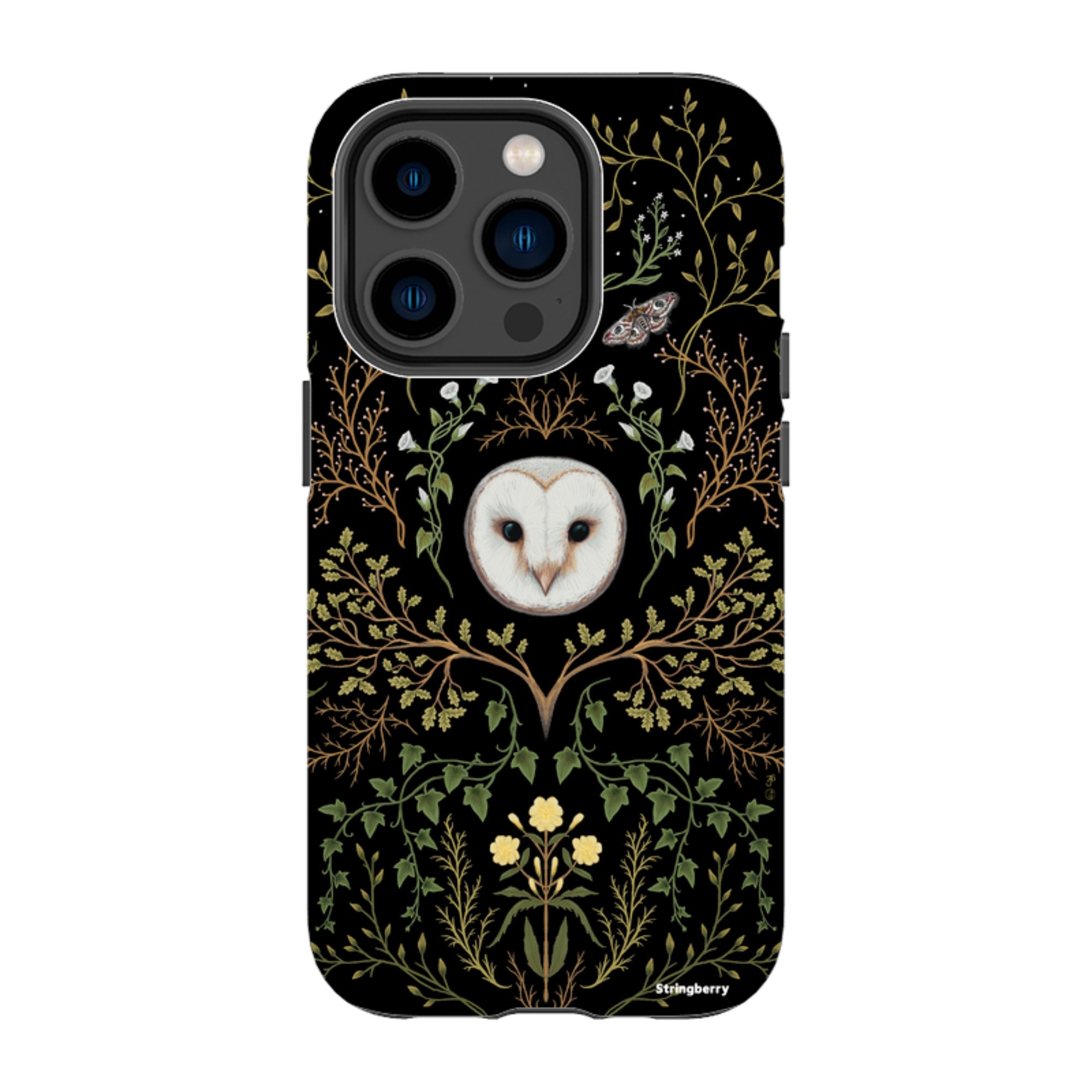 iPhone Tough Case - Owl Pattern By Anna Stead