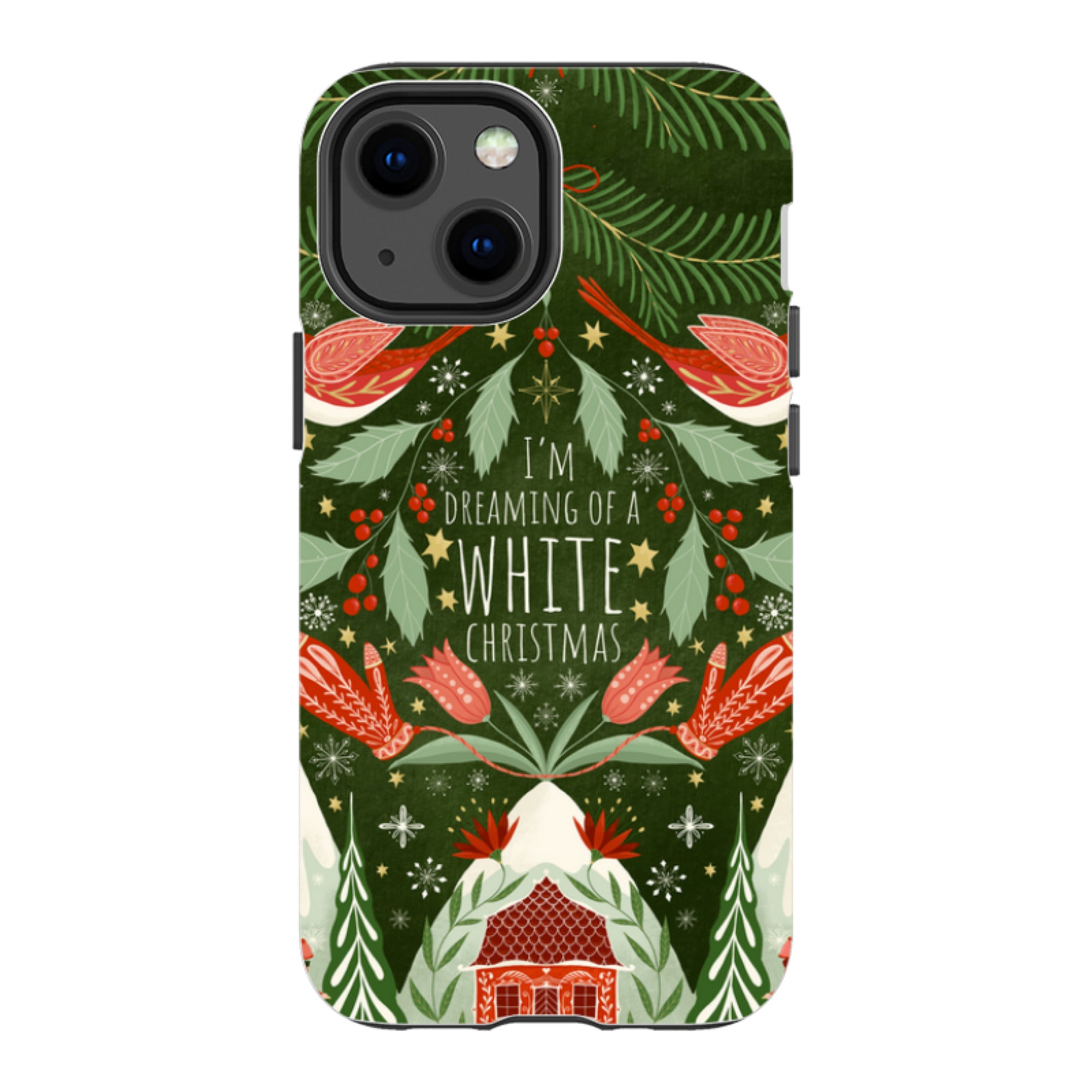 iPhone Tough Case - I'm Dreaming Of a White Christmas By Maja Lindberg