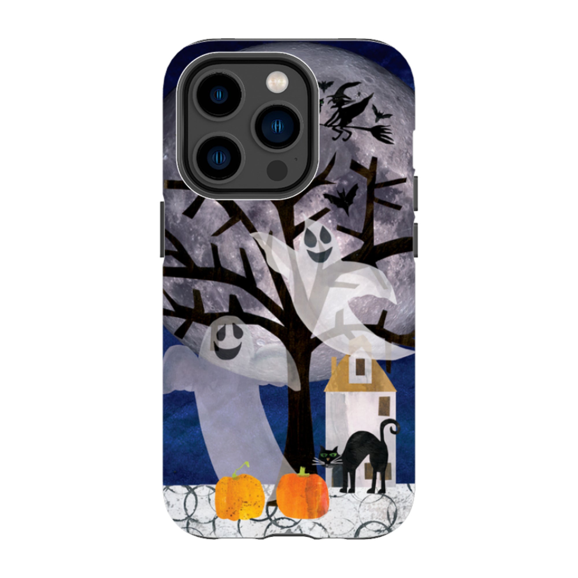 iPhone Tough Case - Halloween Moon By Tracey English