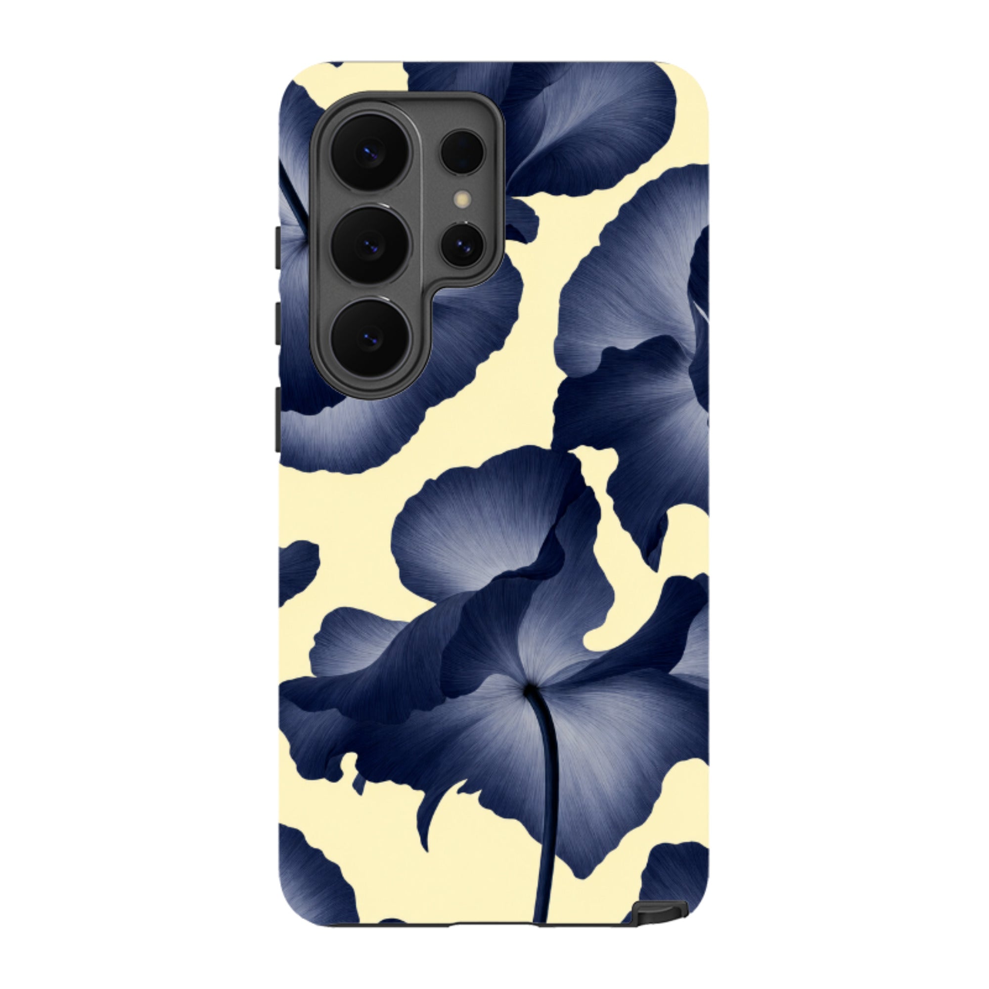 Samsung Tough Case - Navy Blue Poppy