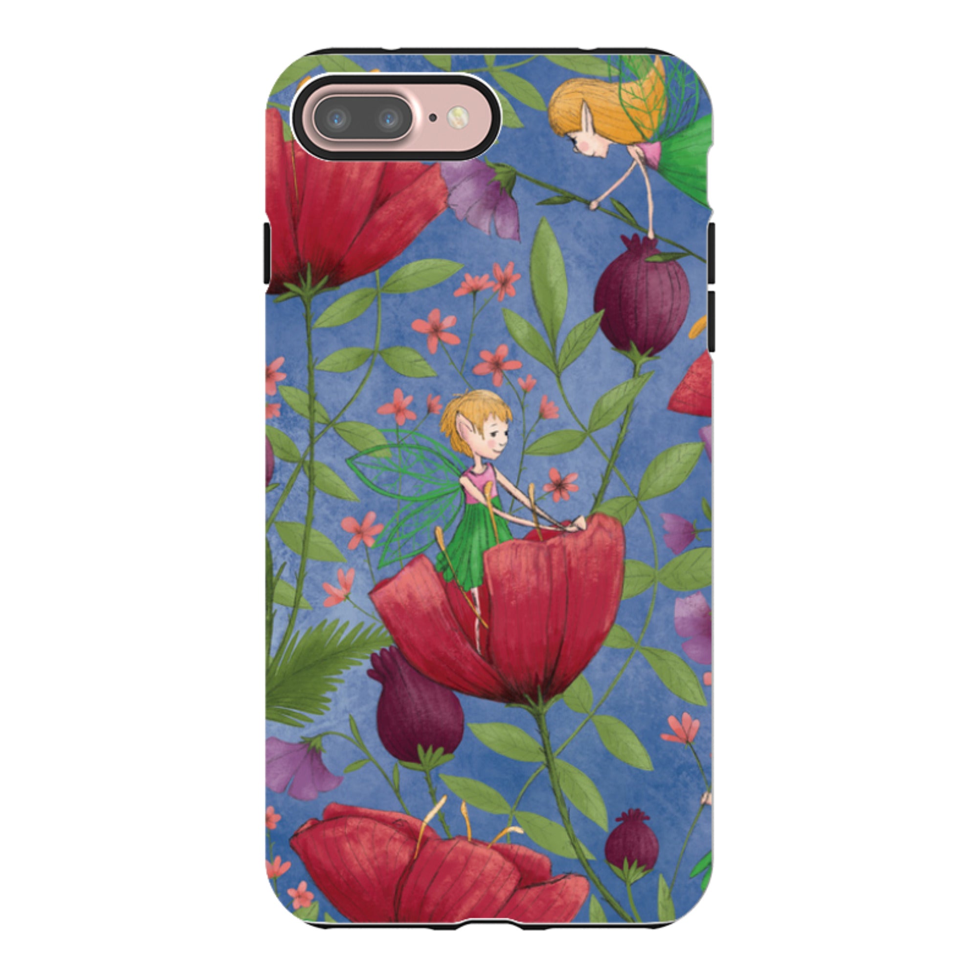 iPhone Tough Case - Fairies And Flowers By Maja Lindberg